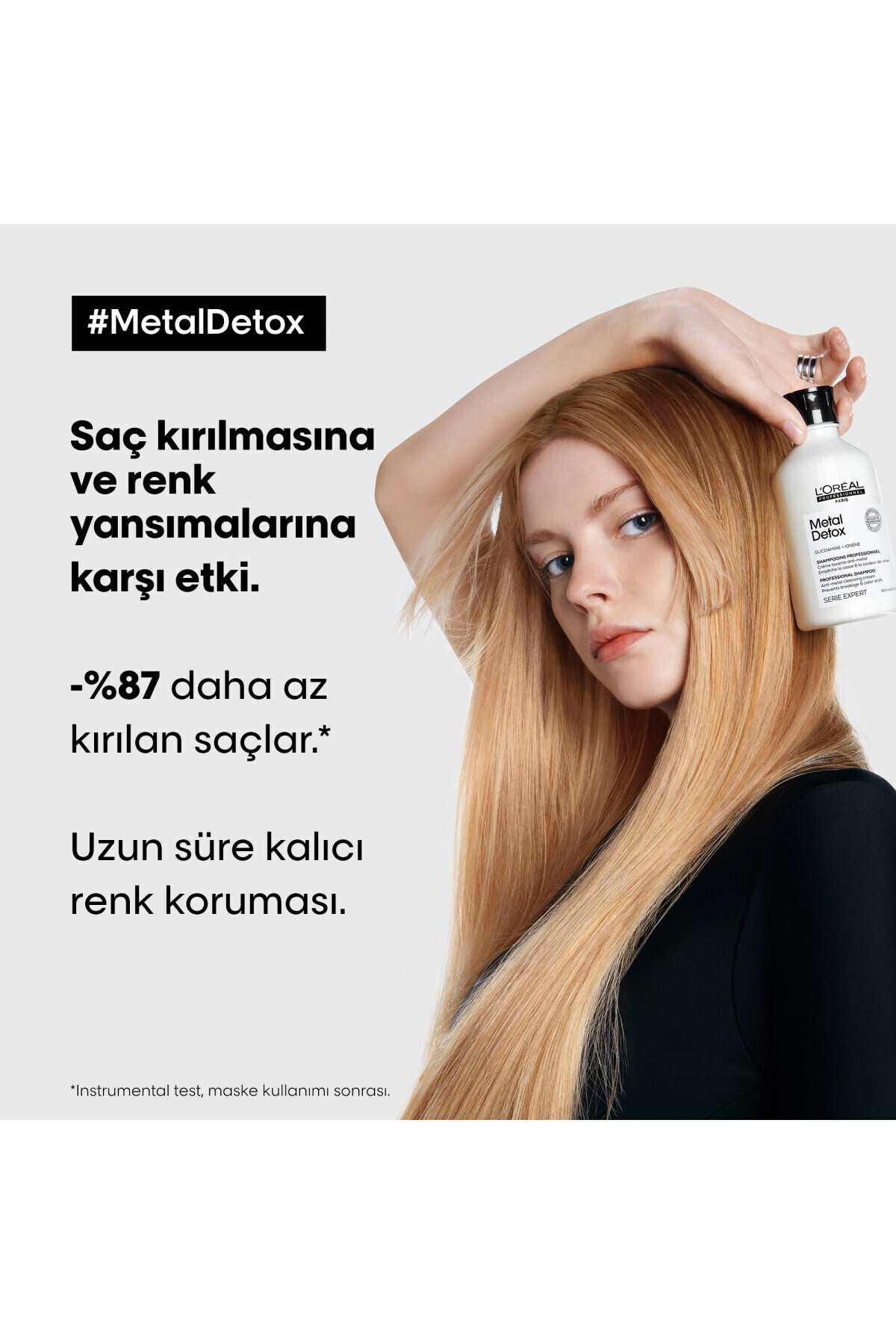 L'oreal Professionnel شامپو حرفه ای ضد فلز سری Expert Metal Detox برای موهای رنگی و اپنر