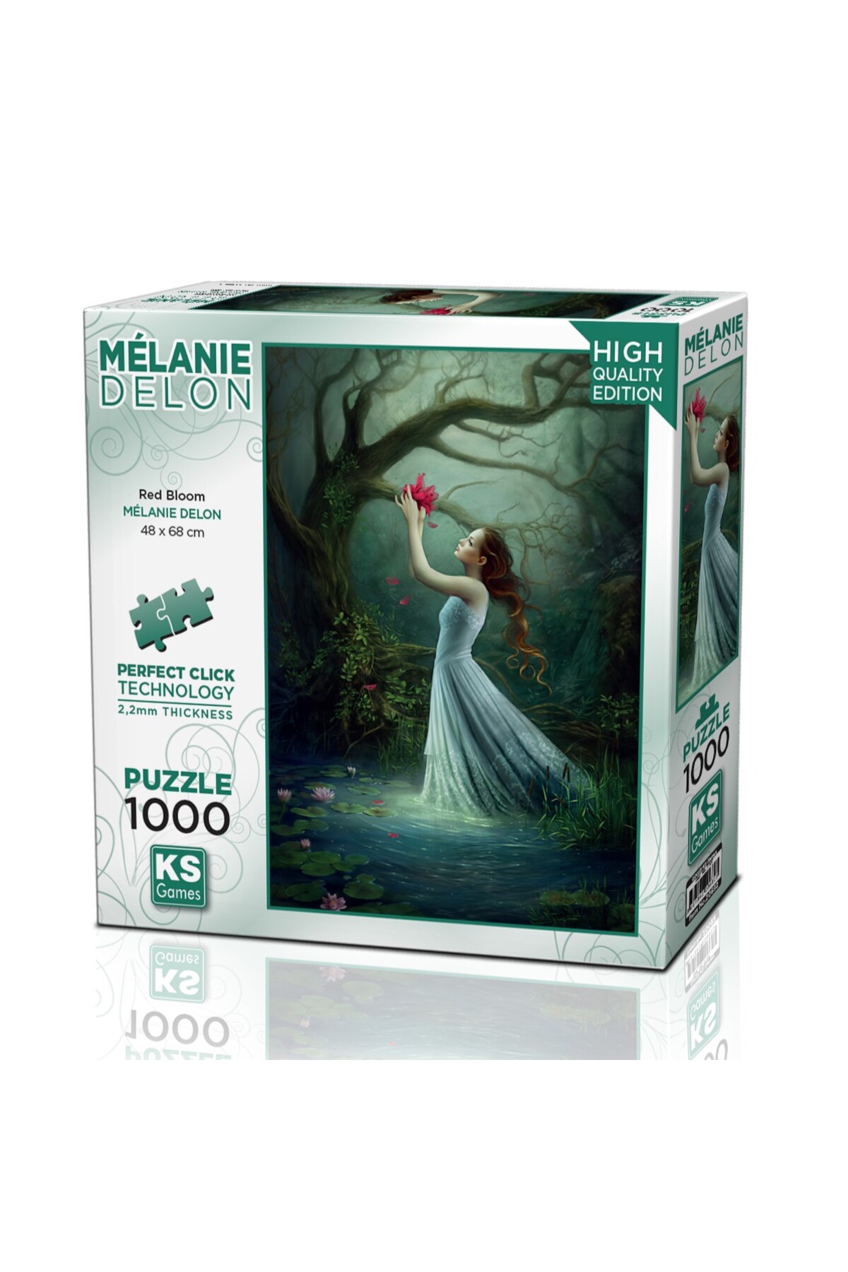 پازل قرمز رنگ 1000 اورجینال Ks Games
