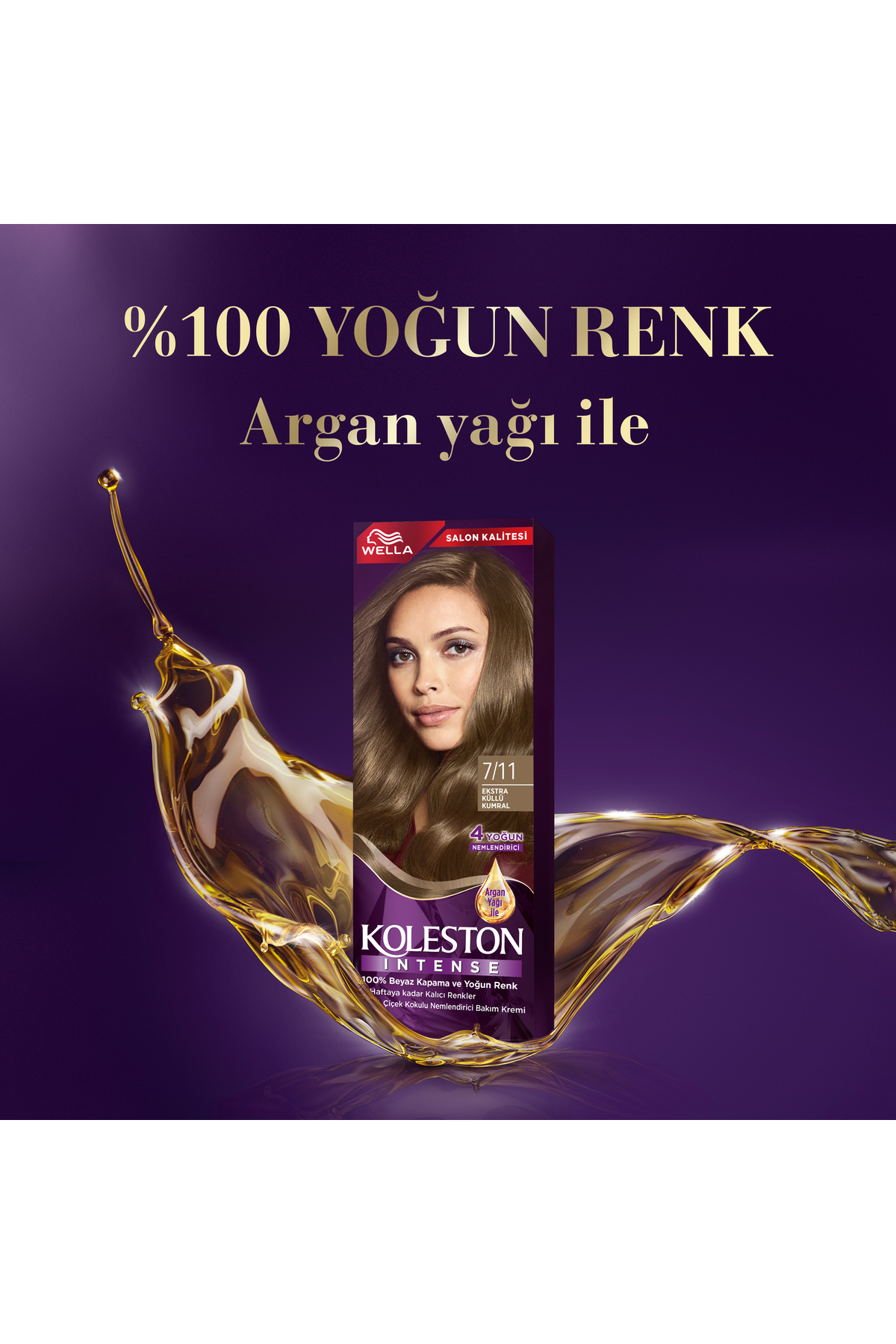 رنگ موی زنانه وولا کولستون اینتنس 7/11 رنگ قهوه‌ای کاهی ولا Wella