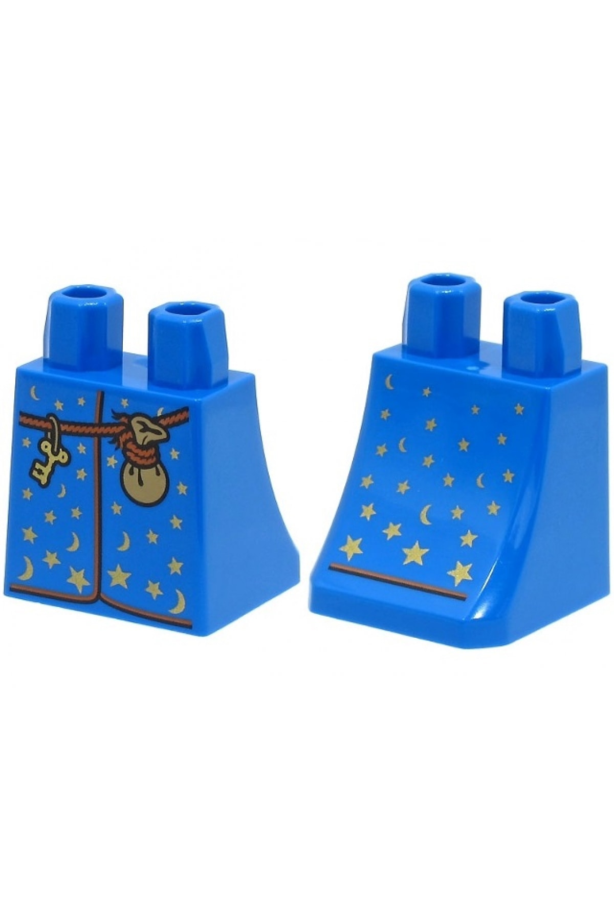 لگو لوازم جانبی اصلی MINIFIGURE WIZARD BLUE CUPPE SWITCH MOON STAR PRINT اورجینال LEGO