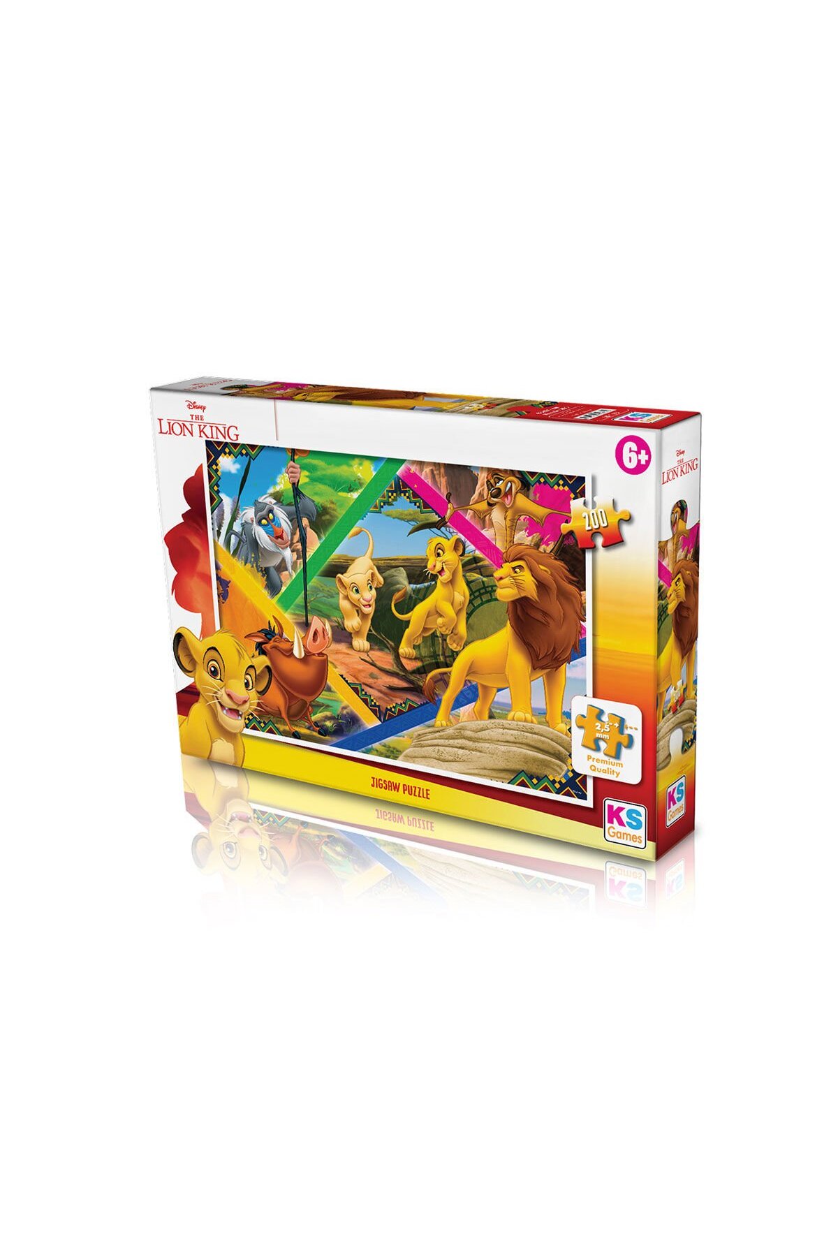 پازل FABBATOYS ASLAN KING 200 قطعه اورجینال Ks Games