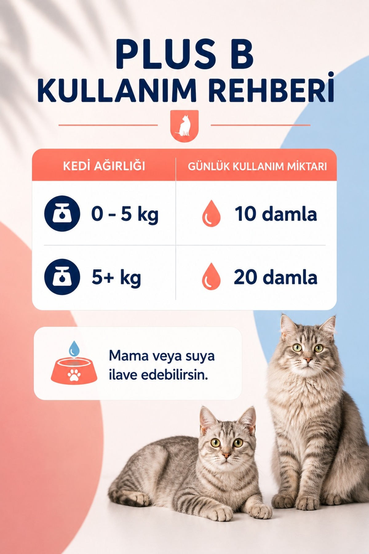 بسته مکمل گربه پوبی پت کلاب Poby Pet Club مدل MuhteşemTüy؛ روغن ماهی، خمیر مولتی‌ویتامین و قطره Plus B