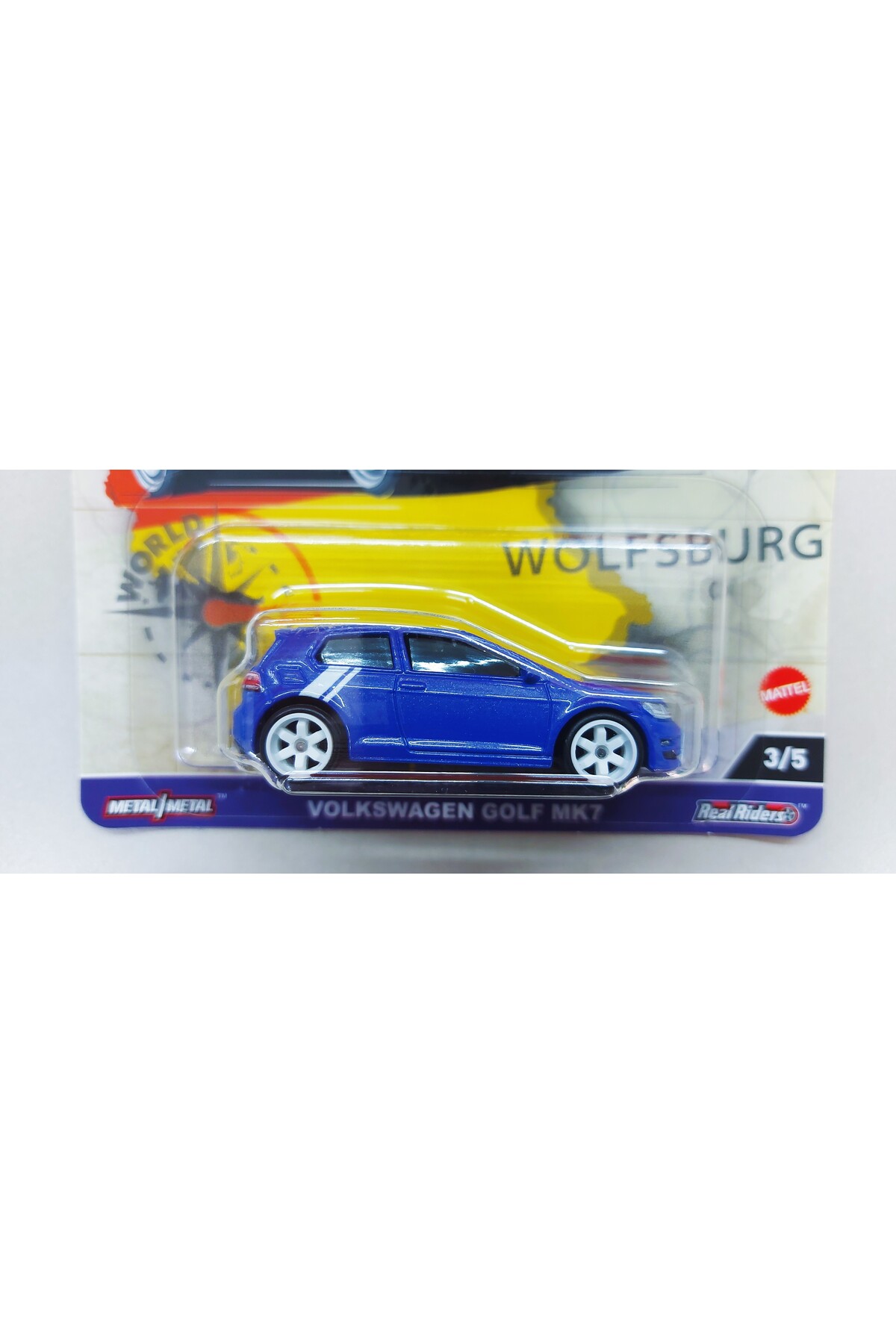 ماشین اسباب بازی خودروی ممتاز فولکس واگن گلف MK7 تور جهانی 2024 . HOT WHEELS