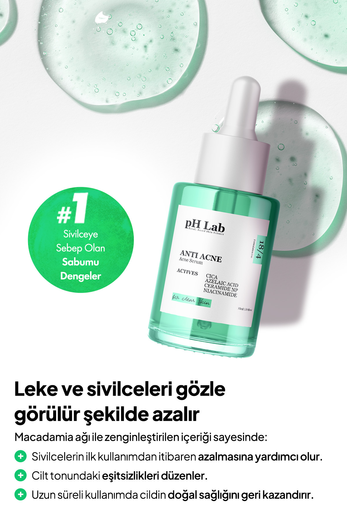 سرم پوست ضد آکنه PHLAB آکن Ph Lab
