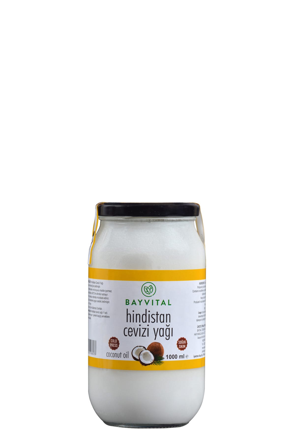 روغن نارگیل فشرده میل اورجینال BAYVİTAL
