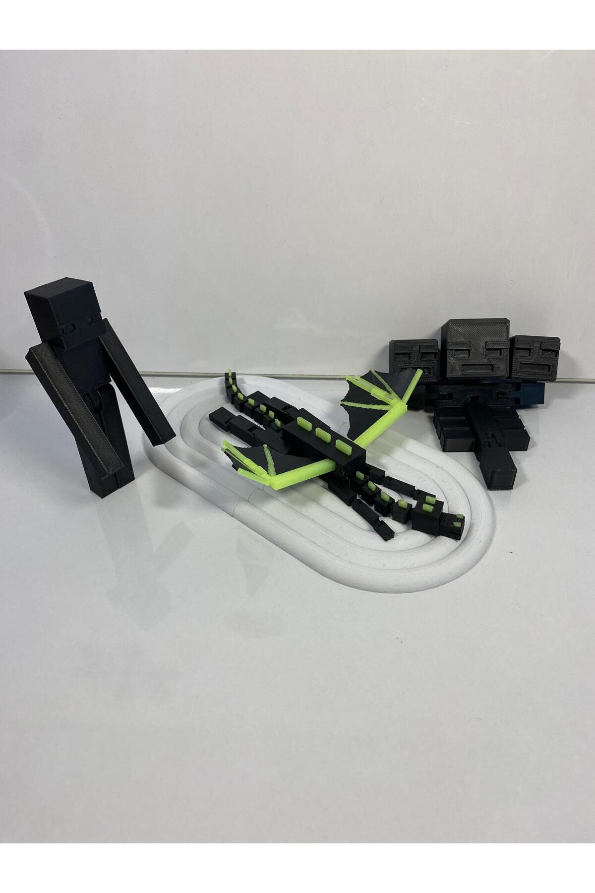 اسباب بازی های فیگور شخصیت MINECRAFT WITHER BOSS FIGURE ENDER DRAGON و ENDERMAN مجموعه 3 تایی smilechild