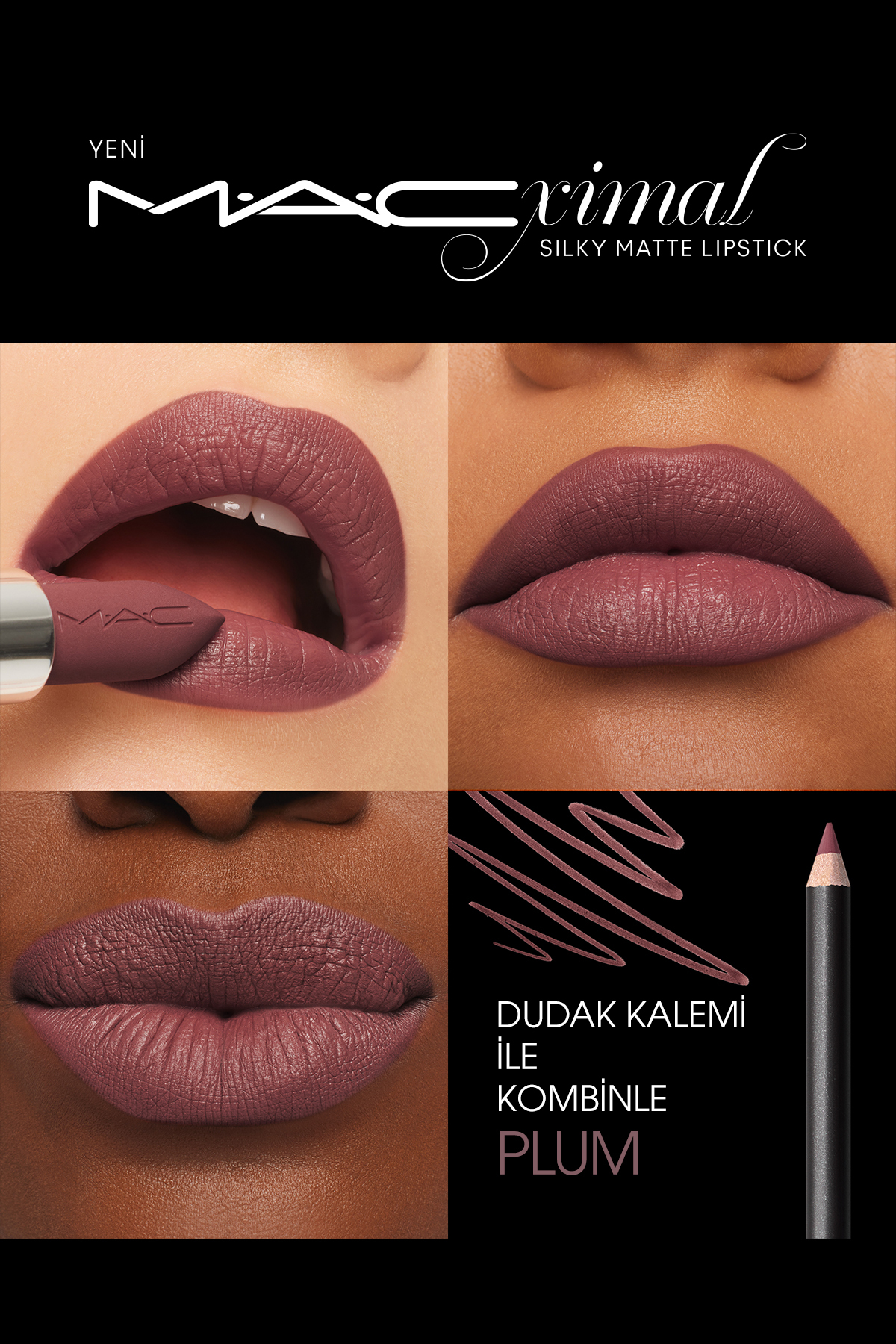رژ لب MACXIMAL MINI MAC SILKY MATTE LIPSTICK WHIRL Mac