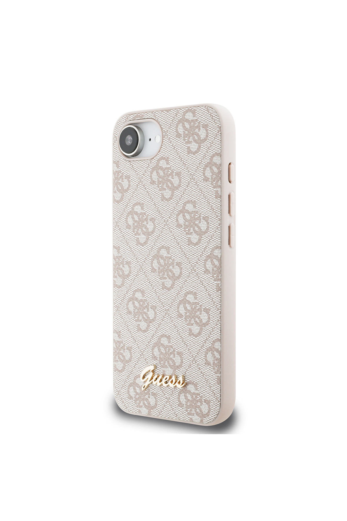 کاور و قاب سازگار با IPHONE 16E لوگوی فلزی طرح 4G دارای مجوز اصلی اورجینال Guess
