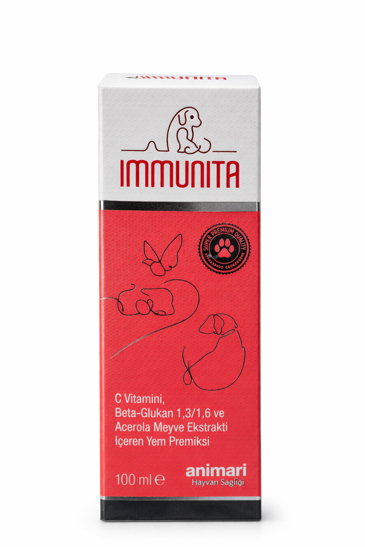 ویتامین C گربه، ۱۰۰ میلی‌لیتر، ایمیونیتی Immunity