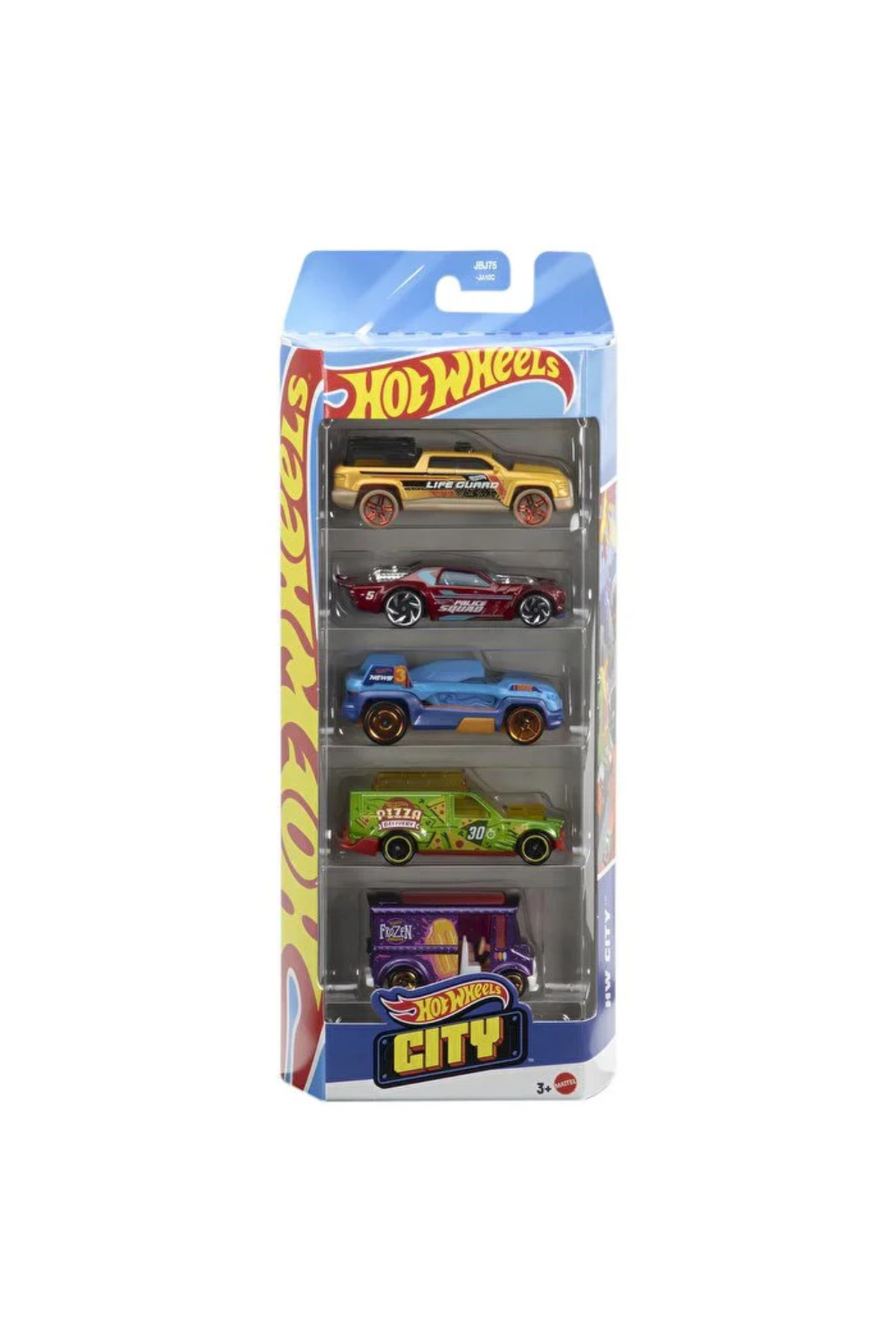ماشین اسباب بازی ست پنج HOT WHEELS CITY JBJ75 از ترکیه HOT WHEELS