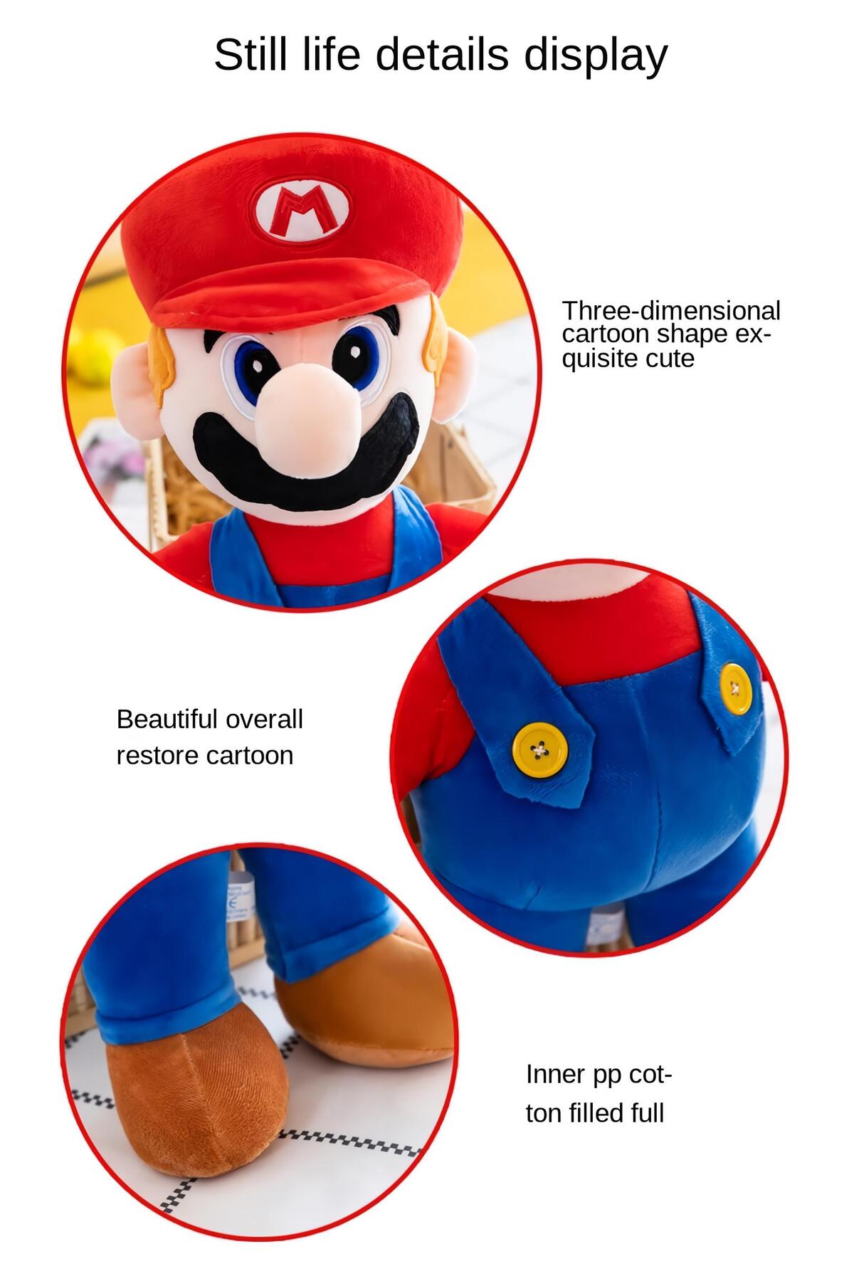 اسباب بازی های پشمی پارچه وارداتی سایز XL LEGENDARY 2 PACK SUPER MARIO BROTHERS & LUIGI PLASH TOY SLEEP PLAYMATE e-life shop