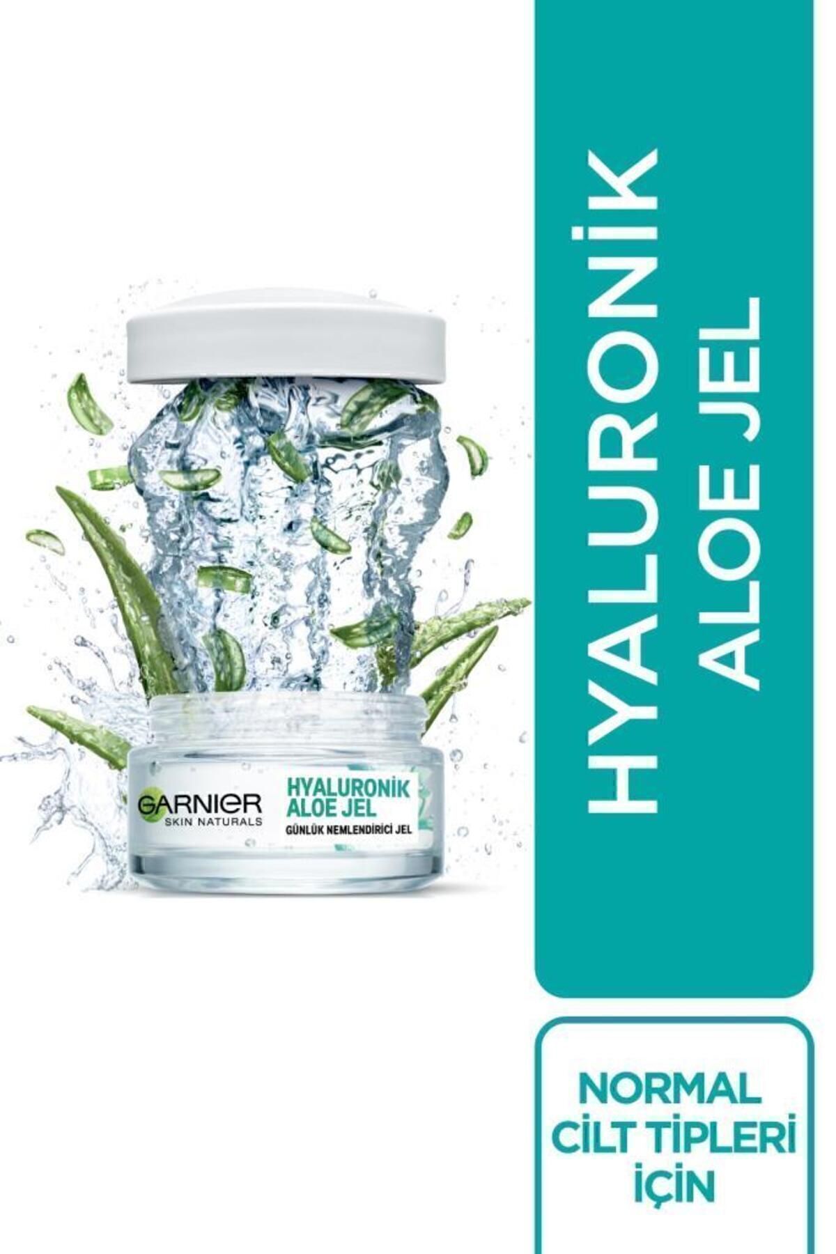 Garnier ژل آلوئه و ژل تمیزکننده آلوئه هیالورونیک گارنیه