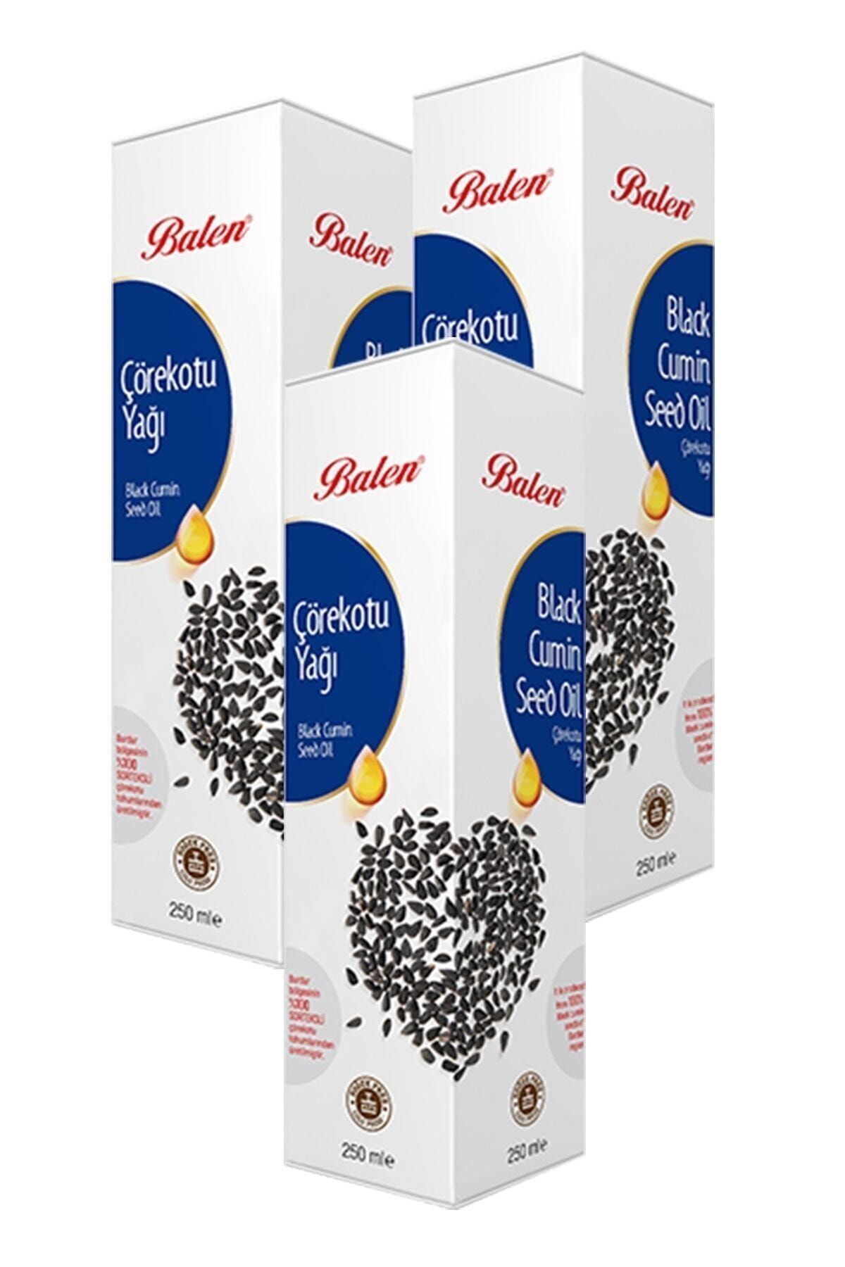 روغن مراقبتی 3 جعبه زیره سیاه 250 میل خالص فشرده سرد کل.750 میل. Balen