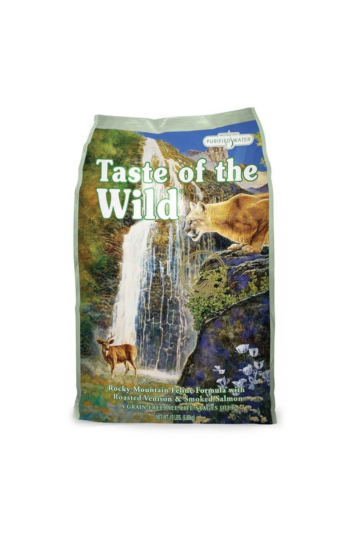 غذای خشک گربه تِیست آو د وایلد Taste of the Wild سری Rocky Mountain با طعم گوزن و سالمون، ۶٫۶ کیلوگرم 6,6 Kg