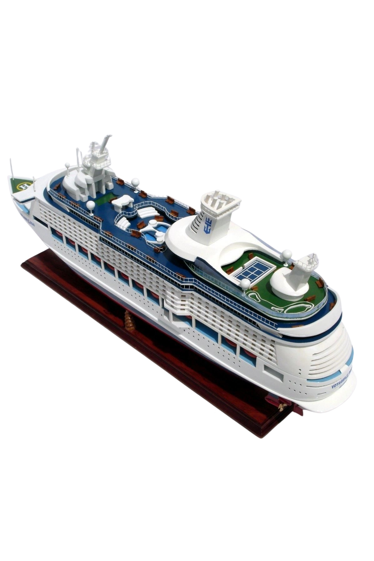 مدل خودرو کشتی تفریحی بزرگ کلکسیونی چوبی TRANSATLANTIC VOYAGER OF THE SEAS اورجینال ITSOLD
