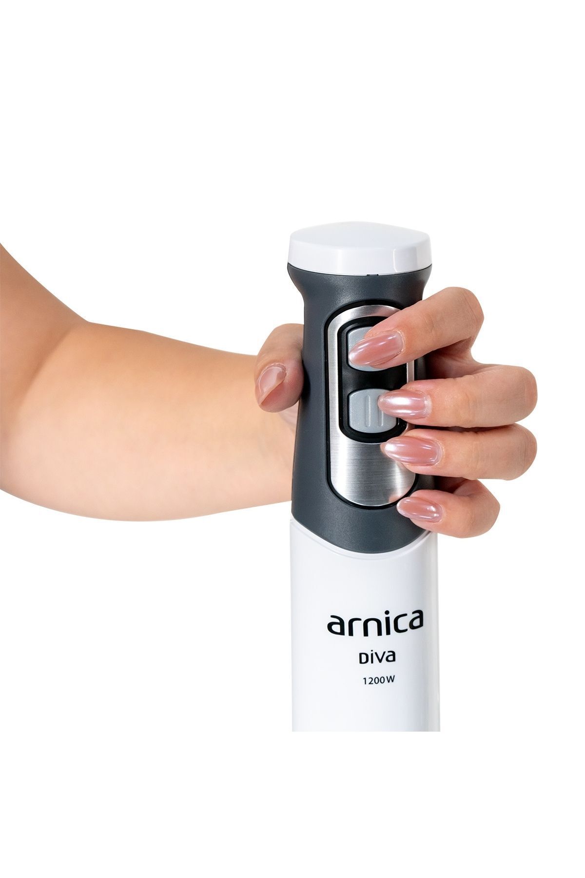 ست مخلوط کن بلندر دستی DIVA GH21590 1200 W سفید اورجینال Arnica