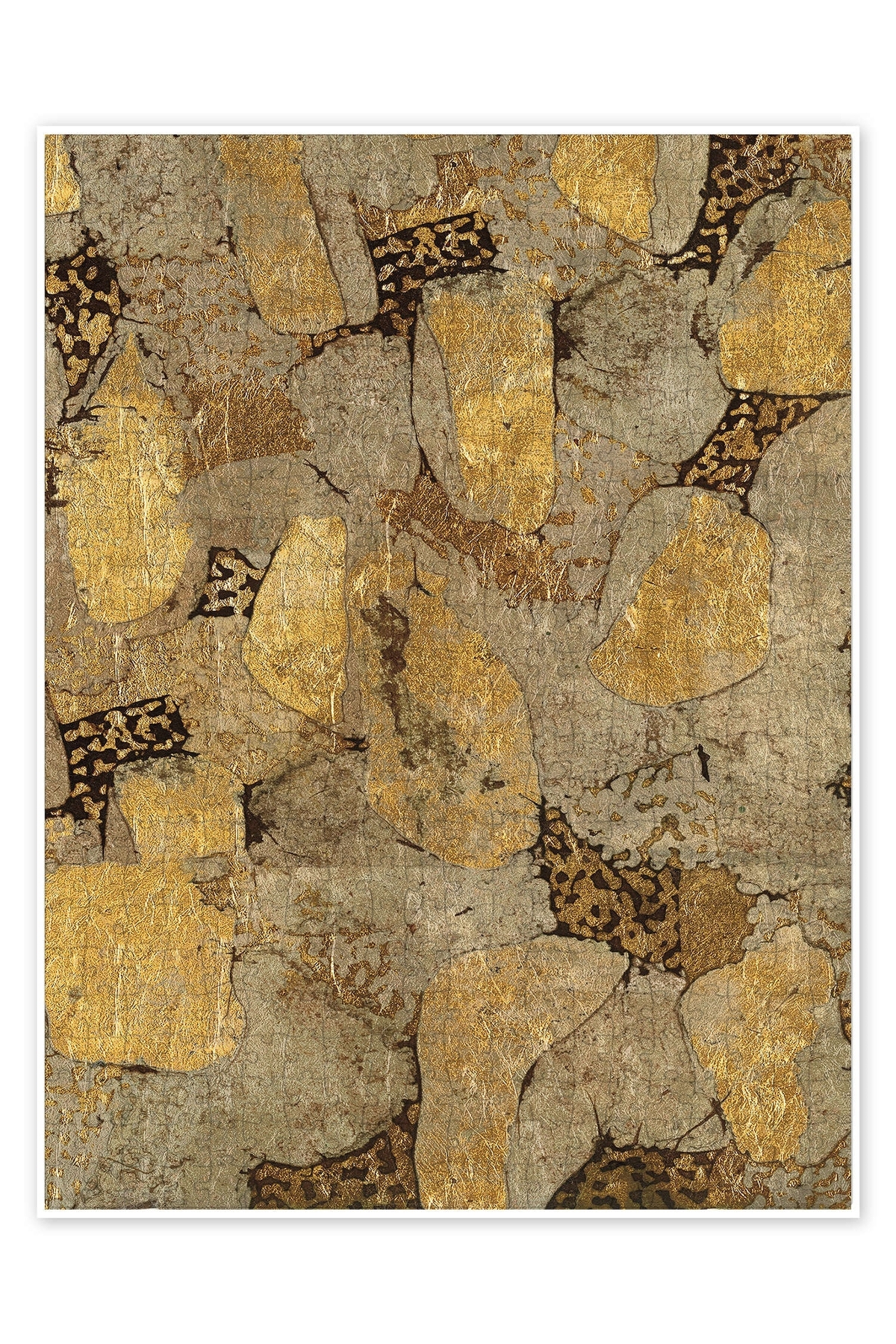 پازل اره منبت کاری مویی 500 قطعه ای GOLDED STONE II با مضمون هنر انتزاعی بوهمیایی از ترکیه Jeronkarji