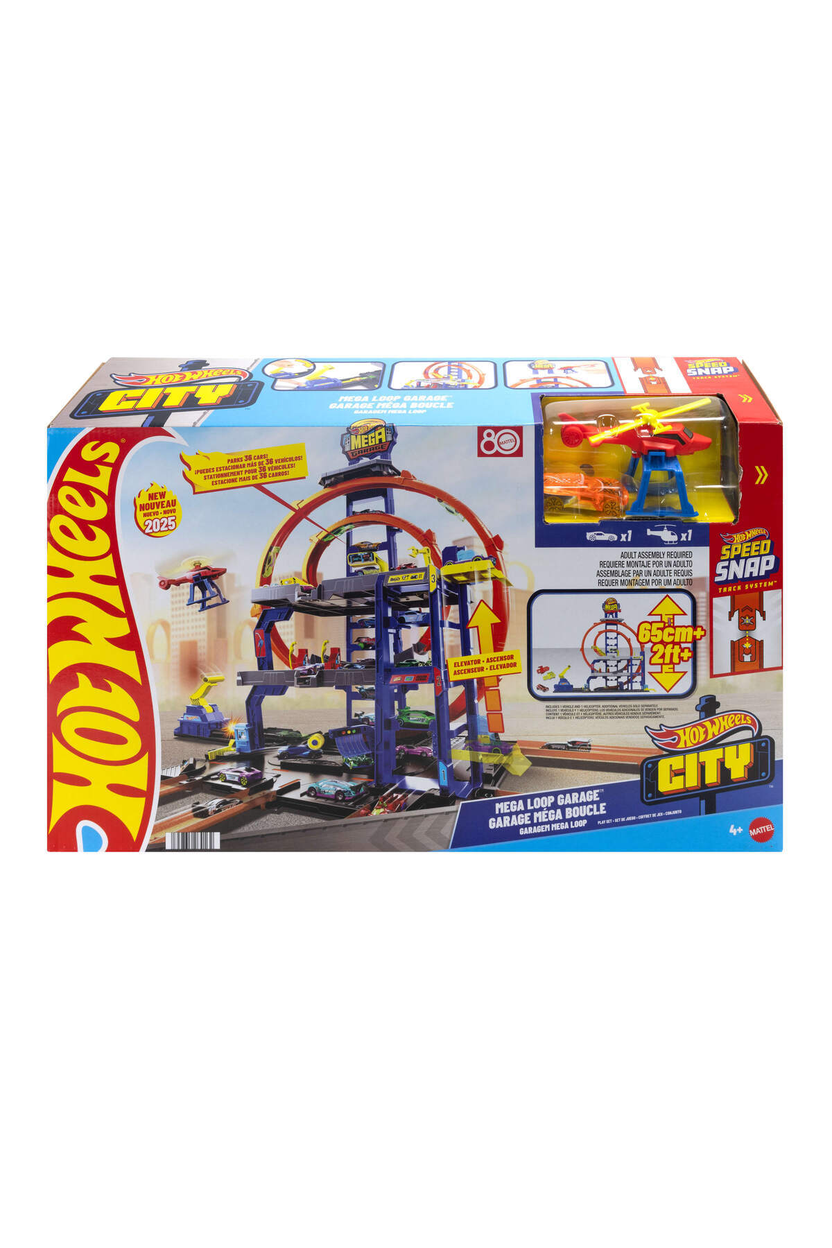 ست بازی CITY MEGA LOOP GARAGE JBM74 از ترکیه HOT WHEELS