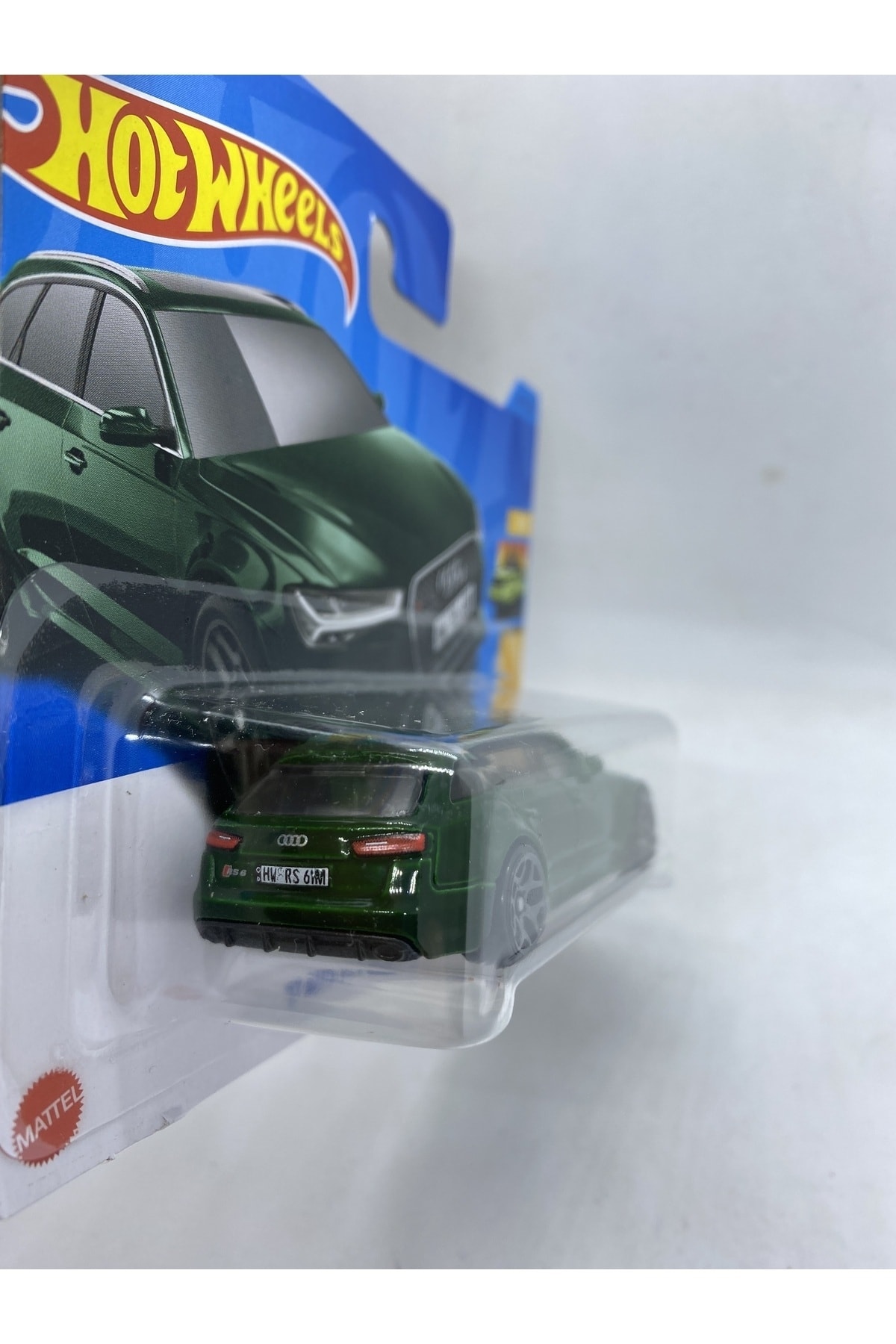 ماشین اسباب بازی 17 AUDI RS 6 AVANT سبز هات ویلز اورجینال HOT WHEELS