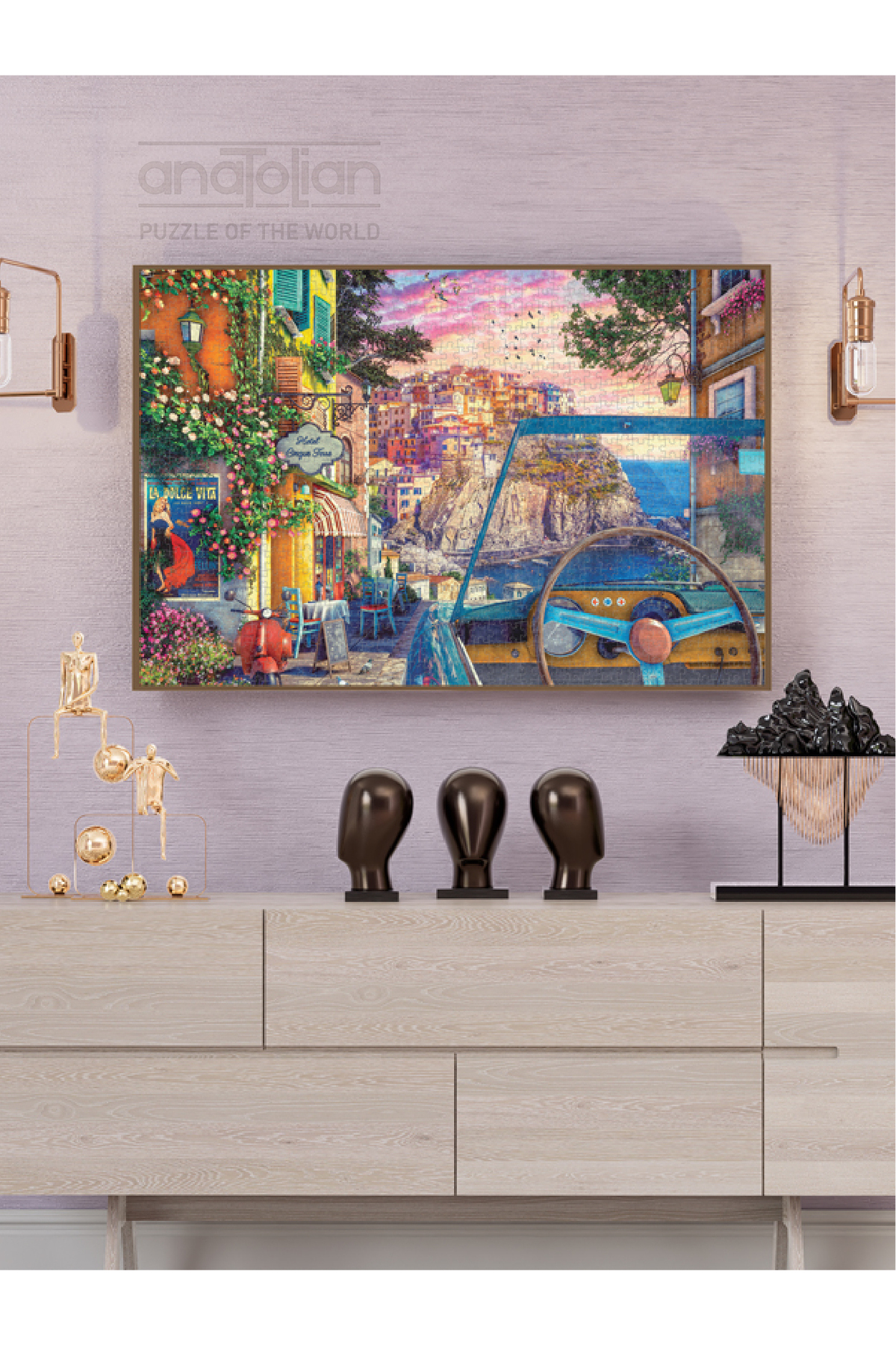 پازل اره منبت کاری مویی 1000 تکه CINQUE TERRE 1139 از ترکیه Anatolian Puzzle