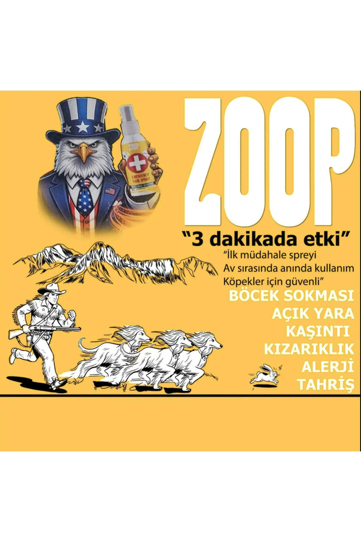 اسپری مراقبت اضطراری گربه و سگ زوپ ZOOP، ۱۰۰ میلی‌لیتر