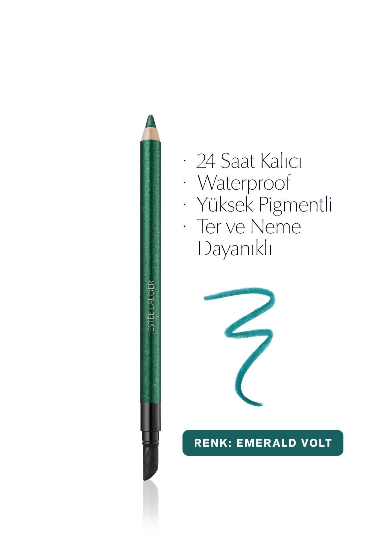 خط چشم ژل ضدآب دائمی 24 ساعته شماره 08 سبز استی لادر Estee Lauder