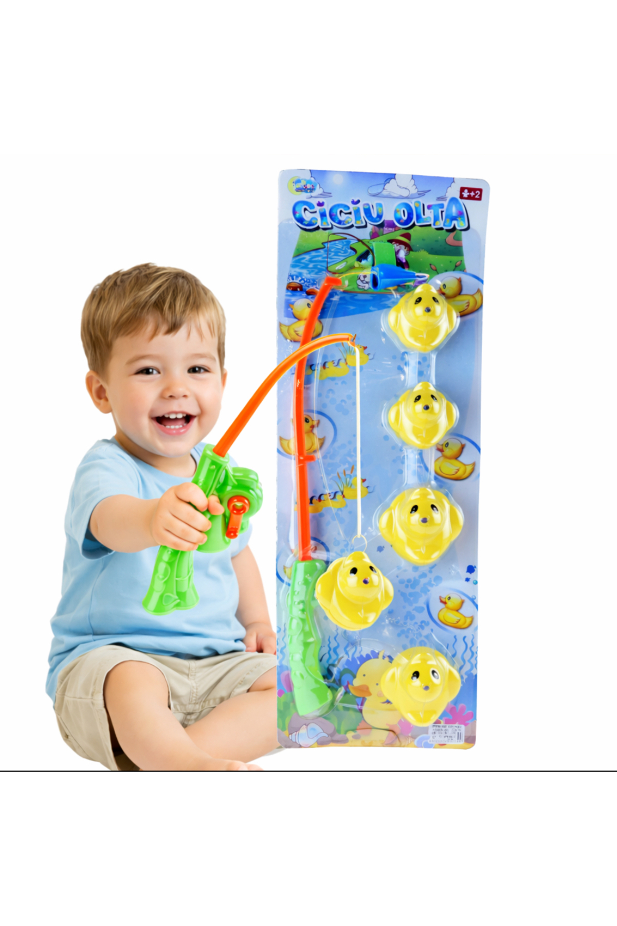 اسباب بازی های فیگور دیگر ست میله ماهیگیری DUCKS 5 PIECE SUPER SET WITH MAGNET Erzi