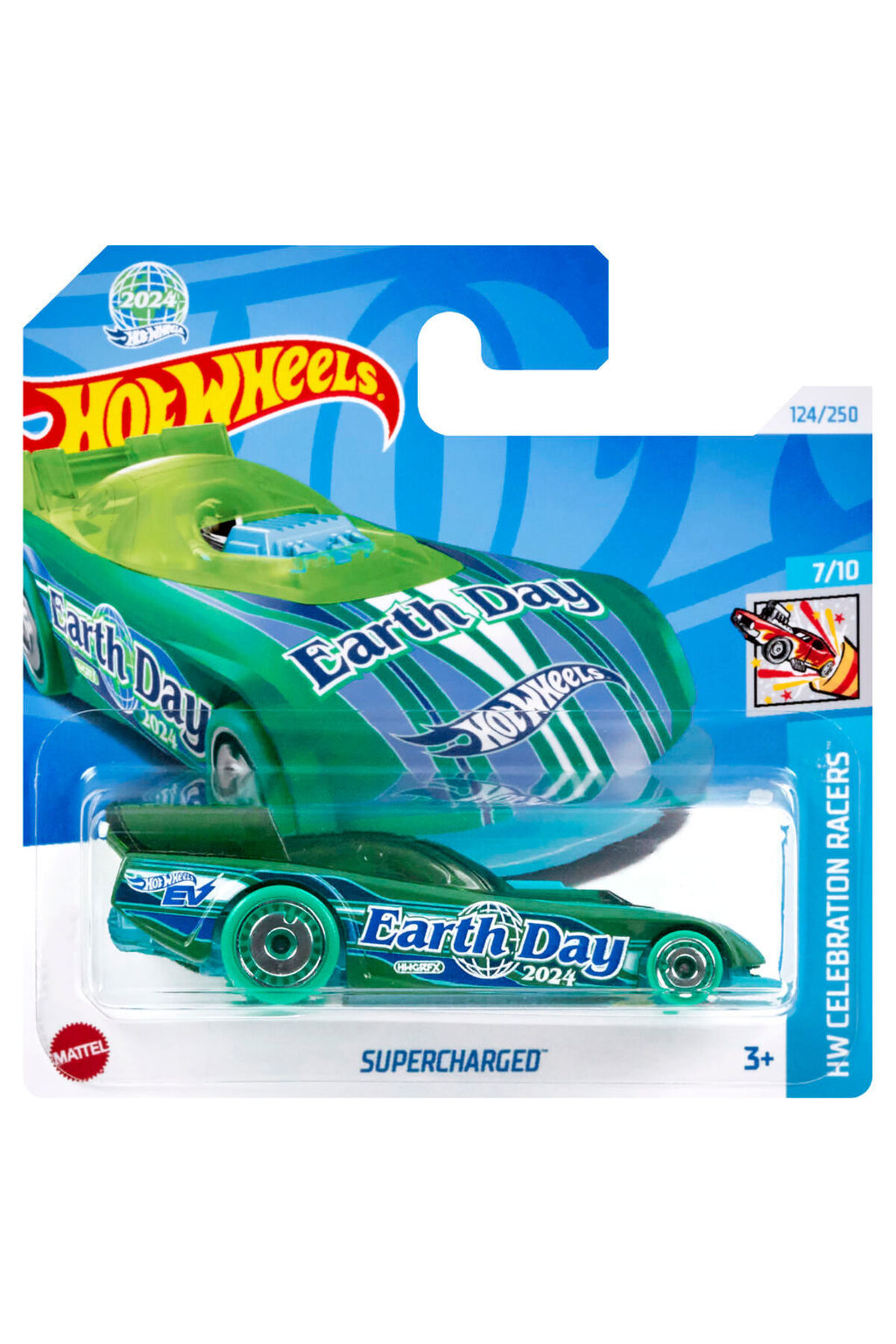 ماشین اسباب بازی HTB00 SUPER CHARGED هات ویلز اورجینال HOT WHEELS
