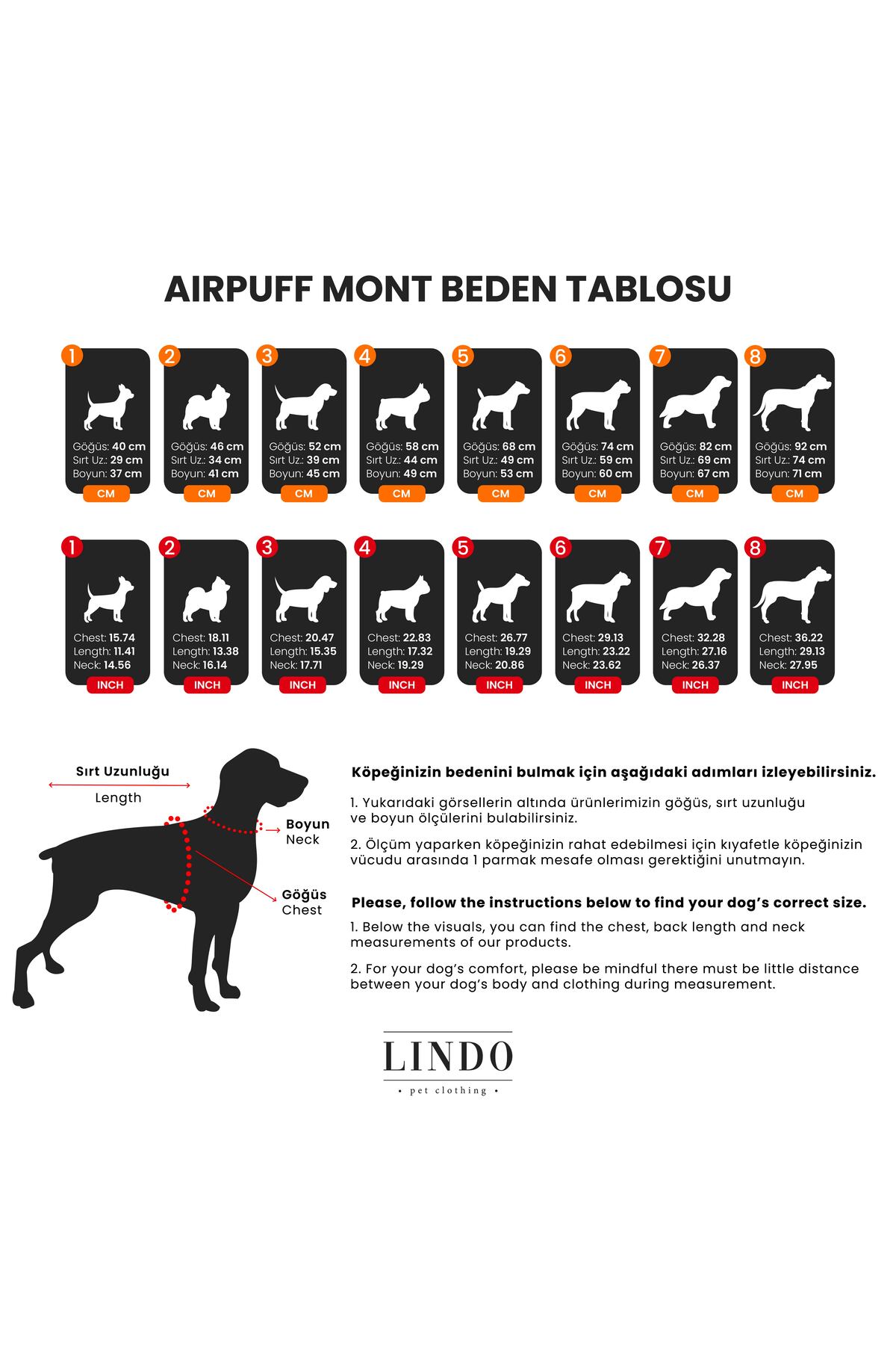 کاپشن سگ لیندو داگز Lindodogs Air Puff Green Apple، سبز