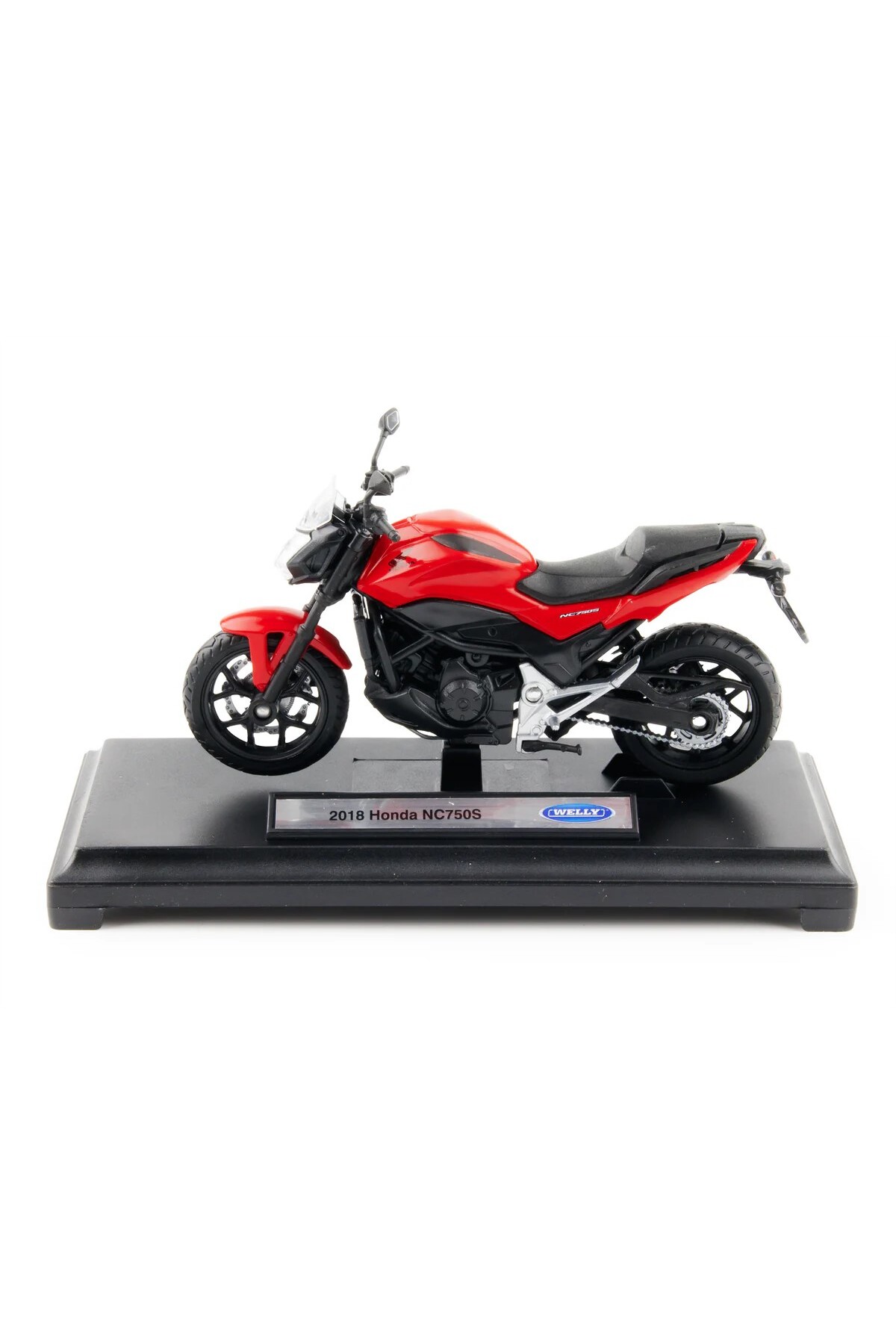 مدل خودرو کلکسیونی ماشین اسباب بازی موتور سیکلت فلزی WELLY 2018 HONDA NC750 S 1 18 اورجینال WELLY