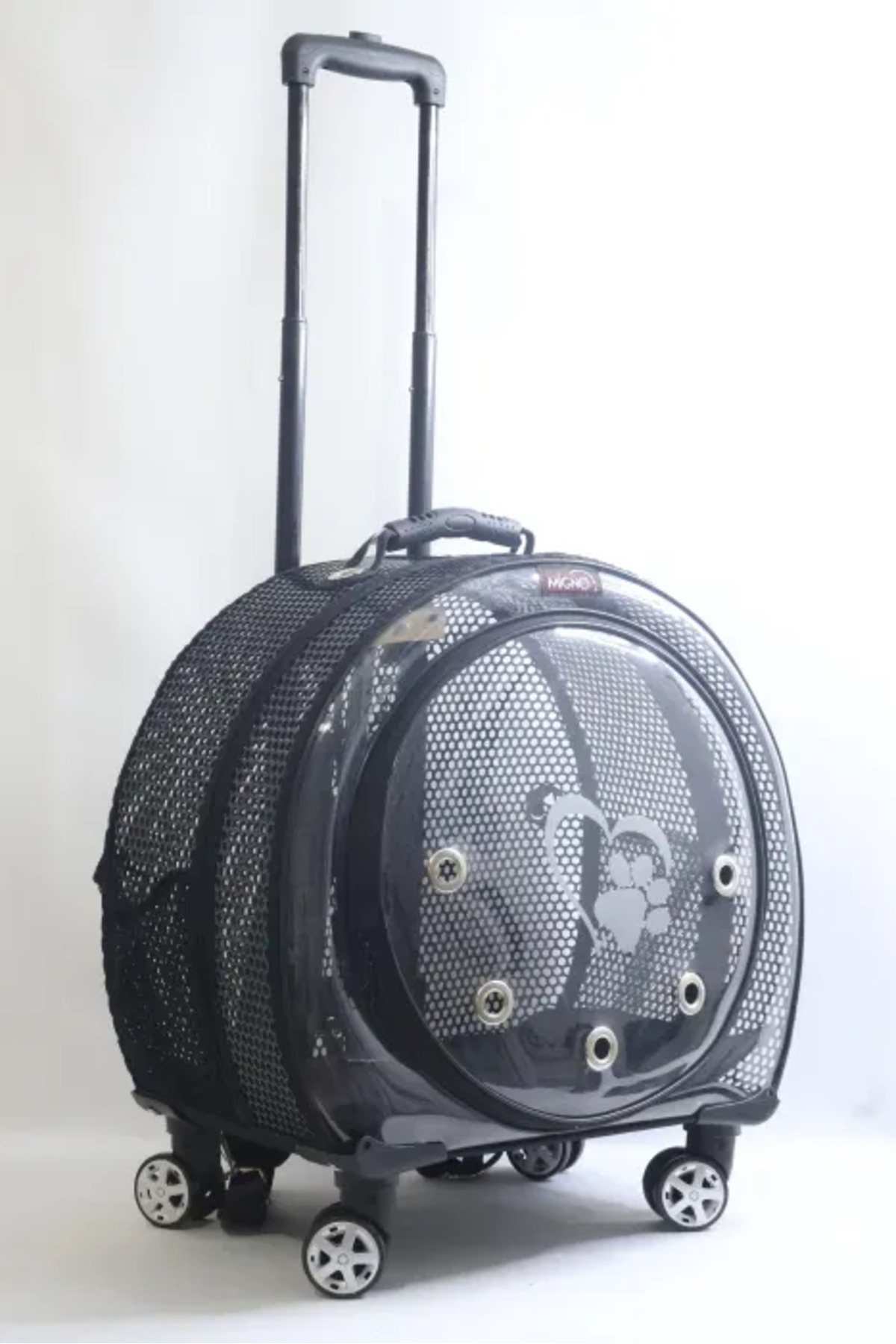 کیف حمل چرخ‌دار گربه و سگ میگنو Migno، سری Gold Model Jumbo، مدل GJM006، مشکی