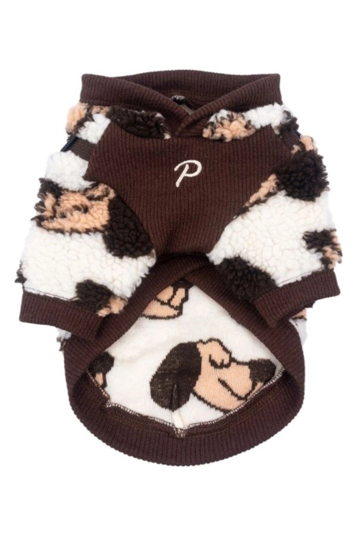 هودی پلار سگ پوپیا Puppia Max Hoodie، قهوه‌ای، مدل PAZD-TH2255