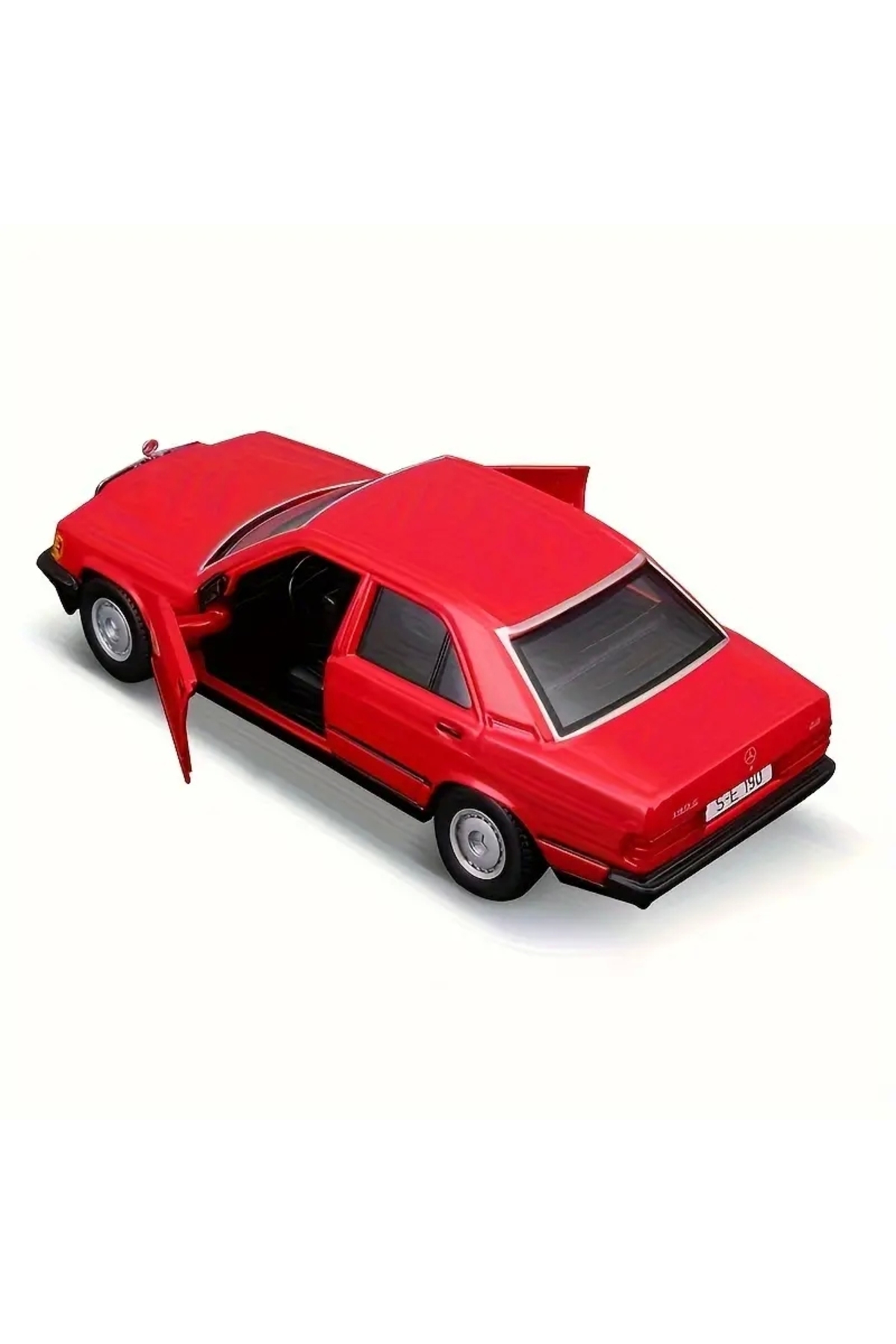 مدل خودرو 1 24 مرسدس بنز 190E 2.6 قرمز 17.7CM X 5.5CM 7.3CM اورجینال Burago