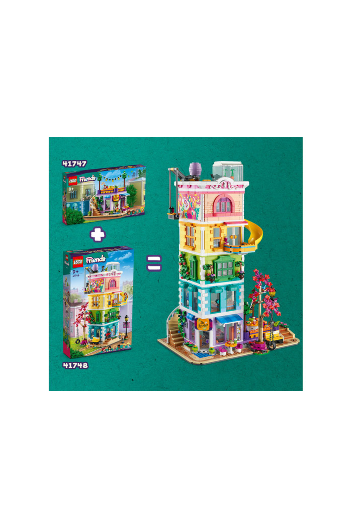 لگو و اسباب بازی های ساخت محور ® ست FRIENDS HEARTLAKE CITY KITCHEN WORKSHOP 41747 برای سنین 8 سال به بالا 695 عدد از ترکیه LEGO