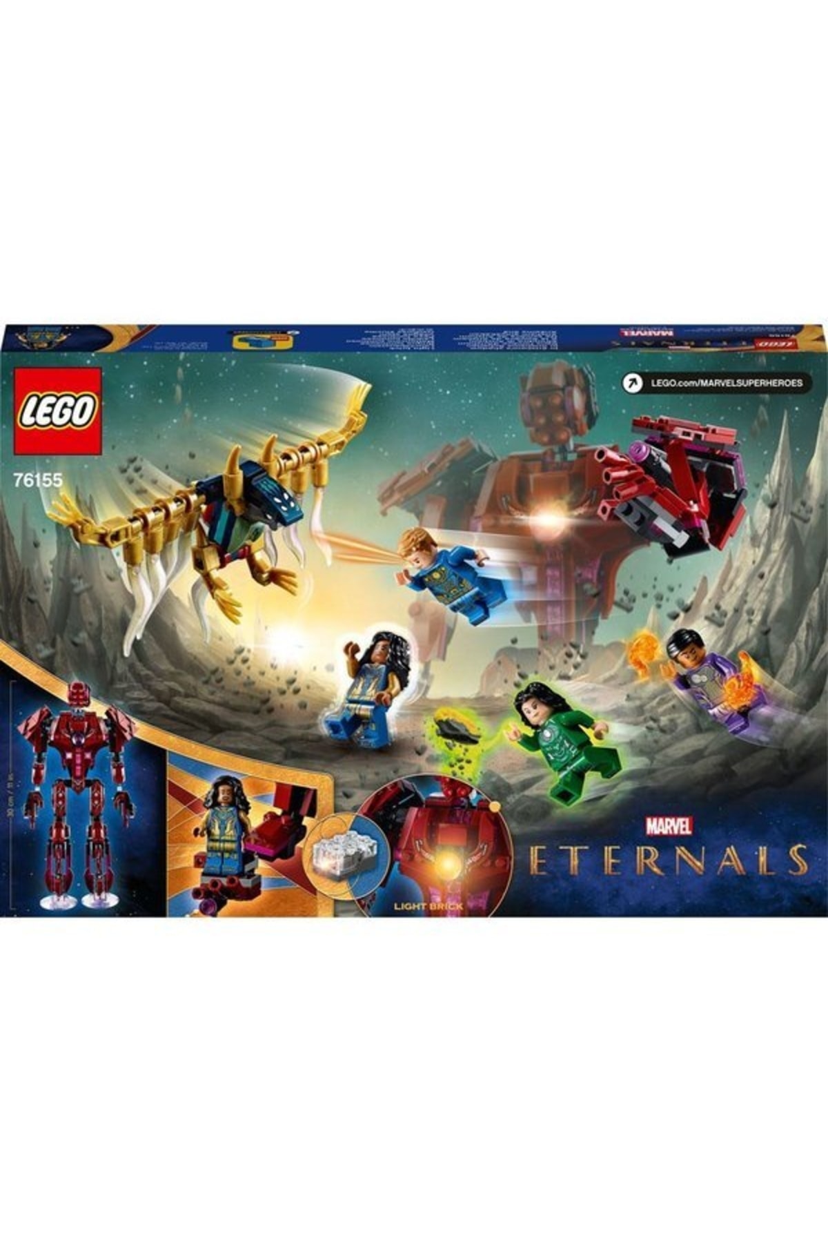 لگو ® MARVEL ETERNALS در سایه آریزم 76155 اورجینال LEGO