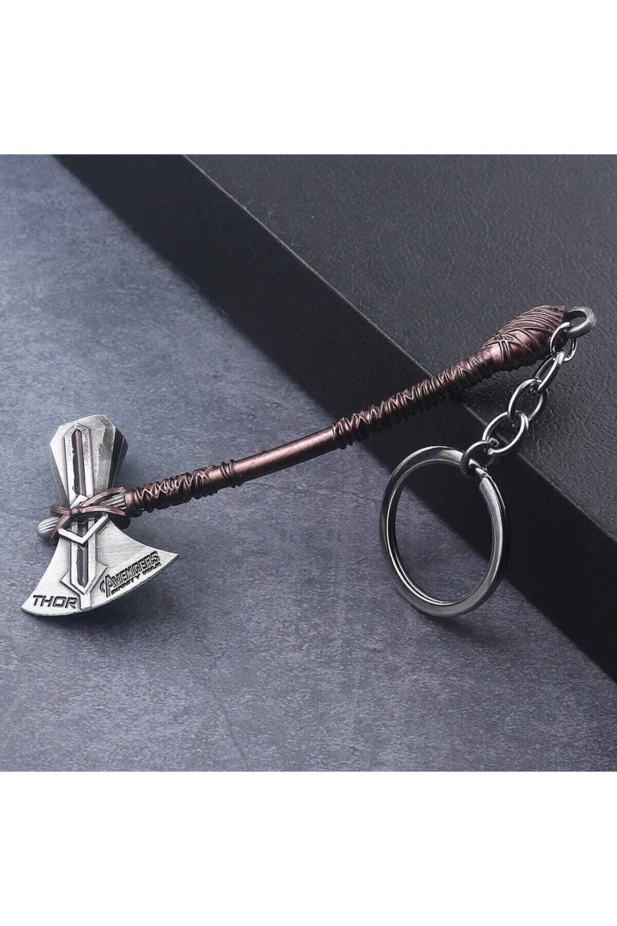 جلیقه کلید AVENGERS INFINITY WAR THOR MJOLNIR STORMBREAKER AXE CHAIN KEYCHAIN مدل جدید new fly