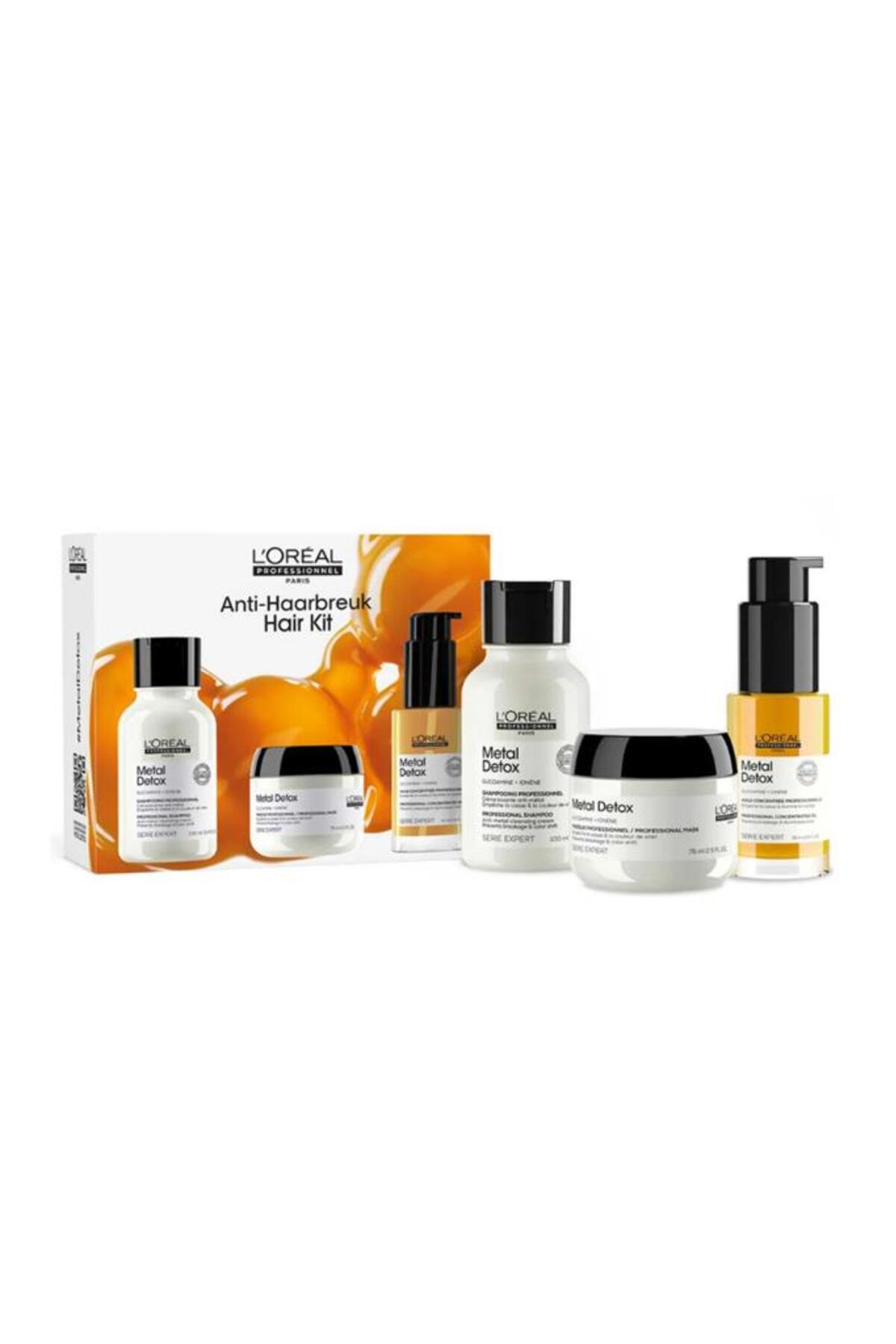 شامپو مردانه و زنانه LOREAL PROFESSIONAL SERIE EXPERT METAL DETOX MINI DUO کیت 100+75+30 میل L'oreal Professionnel