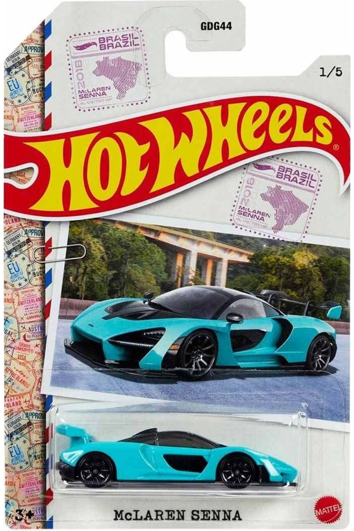 ماشین اسباب بازی اتومبیل های بین المللی مکلارن سنا HDH22 از ترکیه HOT WHEELS