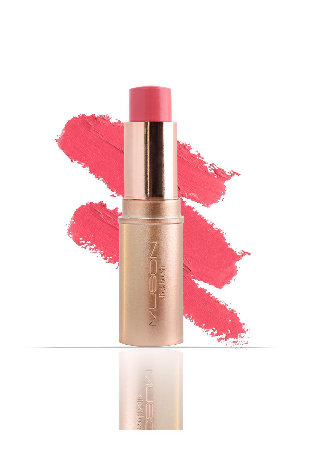 رژگونه استیکی رنگ صورتی اکو برای آرایش صورت Muson