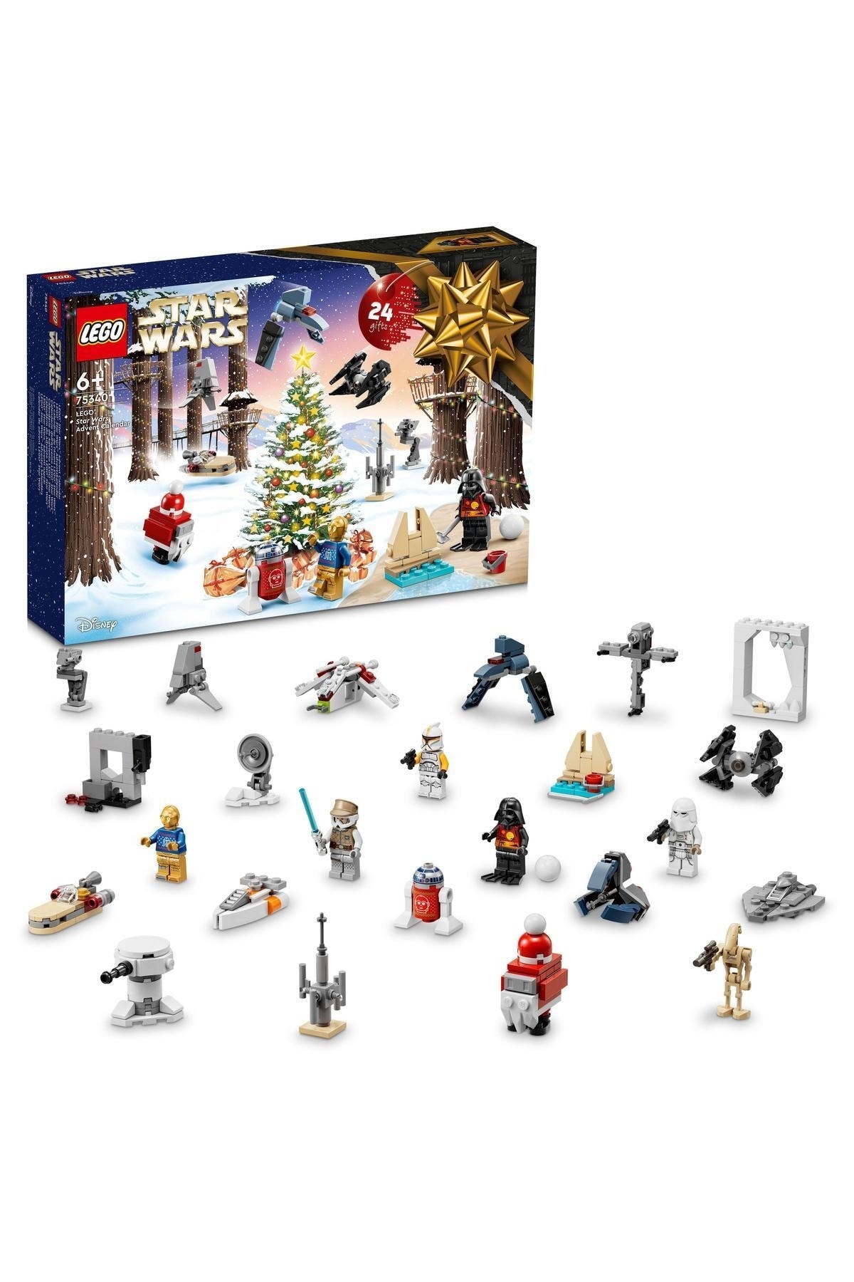 لگو و اسباب بازی های ساخت محور مجموعه ساختمانی برای کودکان نوجوانان از STAR WARS ADVENT CALENDAR 75340 329 قطعه اورجینال LEGO