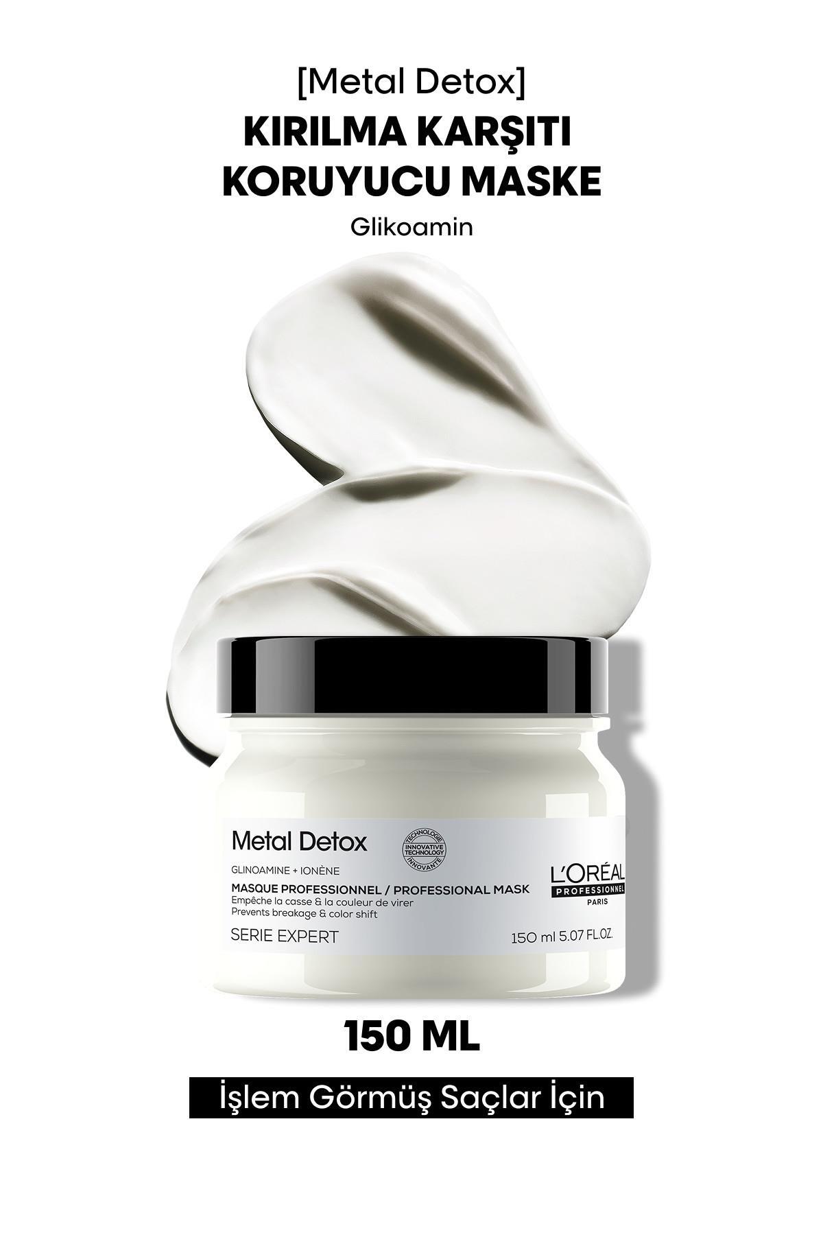 ماسک مو مردانه و زنانه محافظتی ضدآمدی ضدعفونی شده فرسوده 150 میل L'oreal Professionnel