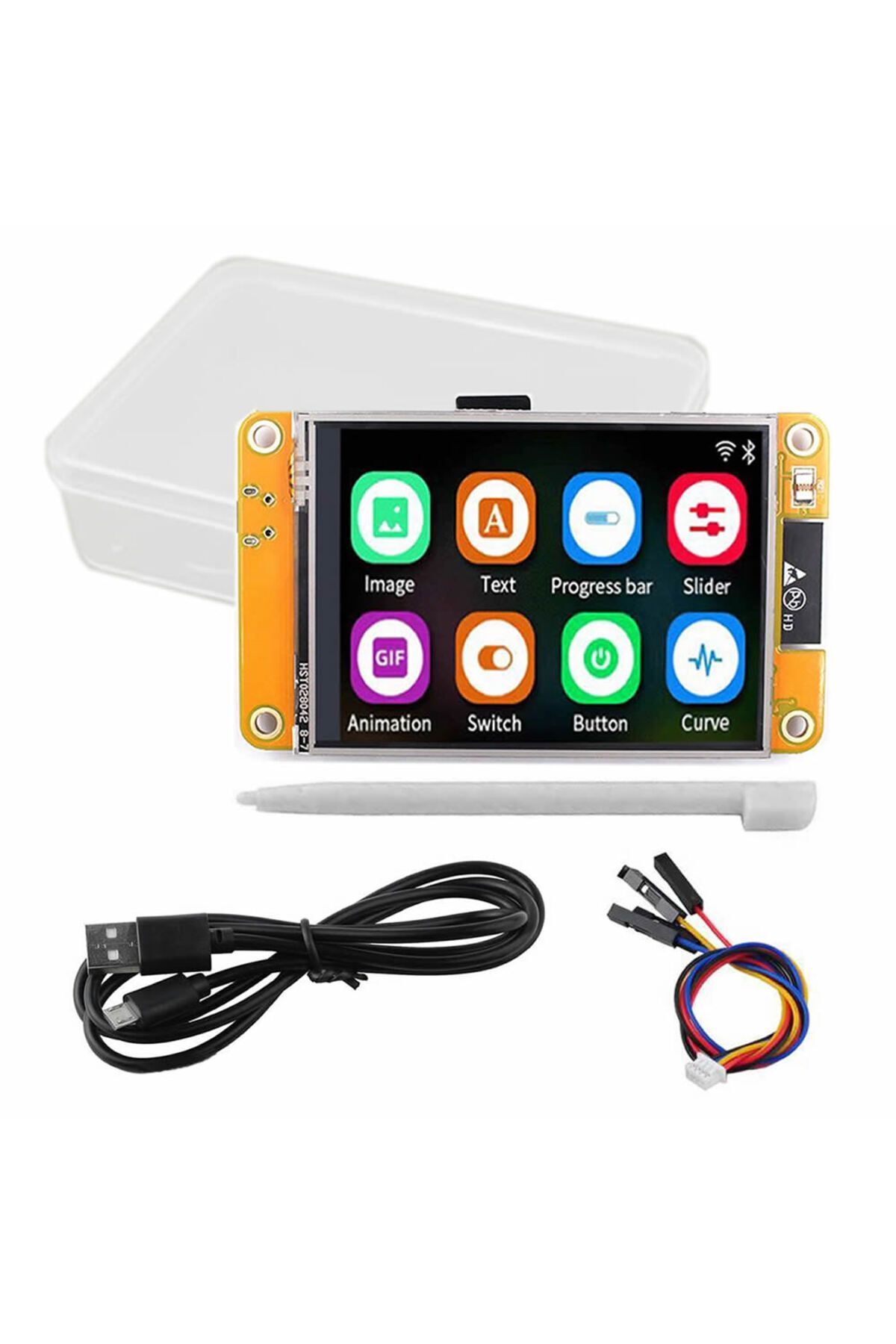لوازم روباتیک ESP32 2432S028R 2.8 اینچ مقاومتی لمسی TFT LCD ماژول 240X320 پیکسل RGB LED LDR USB UART IO SE از ترکیه Roboyol Store