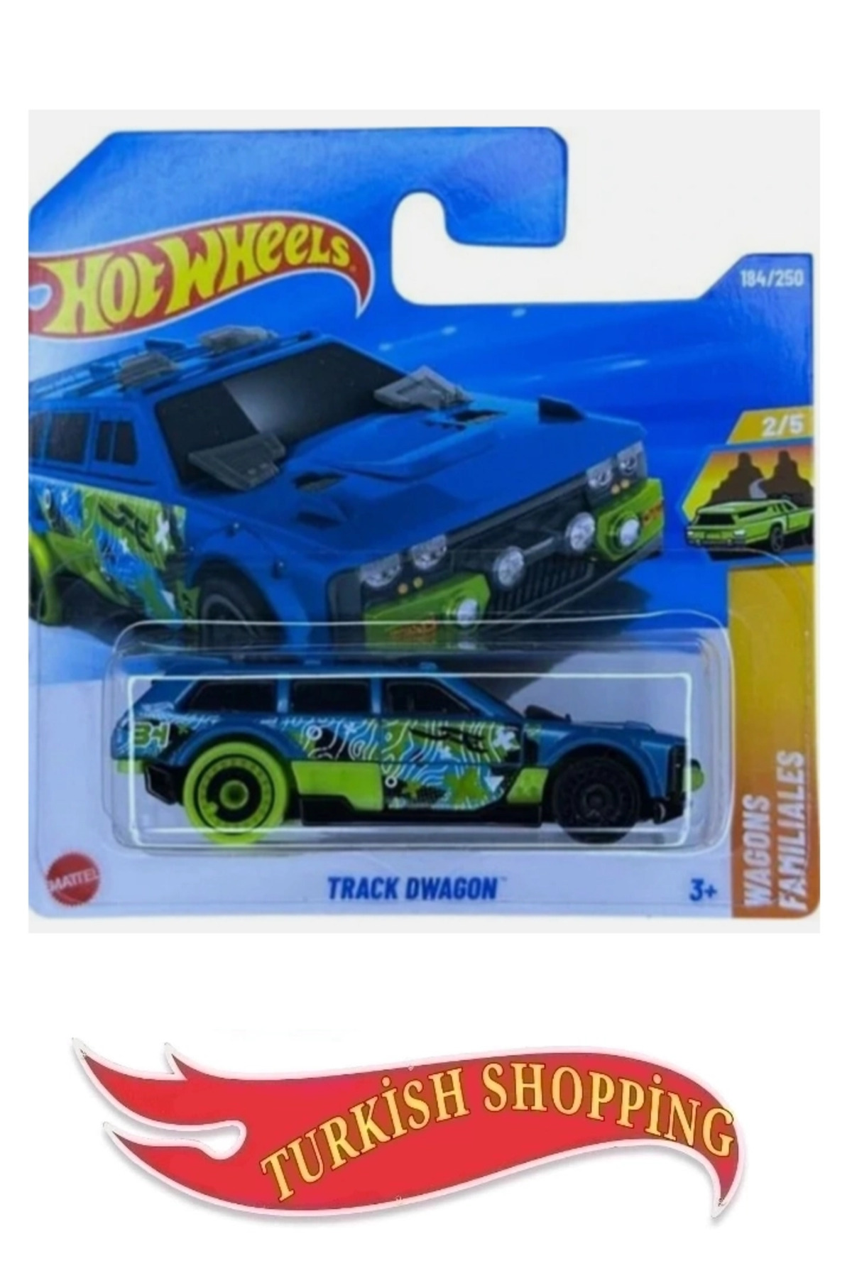 ماشین اسباب بازی 1:64 SCALE 2025 CASE TRACK DWAGON از ترکیه HOT WHEELS