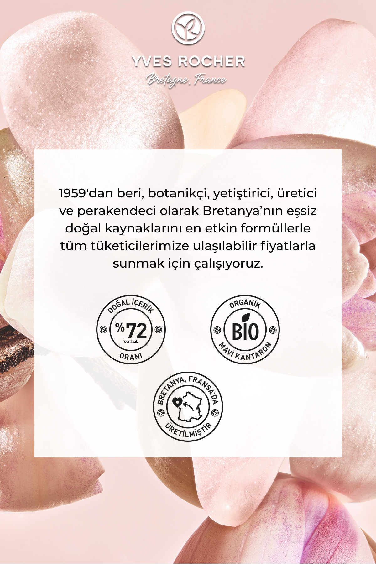 سایه چشم پالت چراغهای 4 طرفه پودر ماگنولیا 34265 Yves Rocher