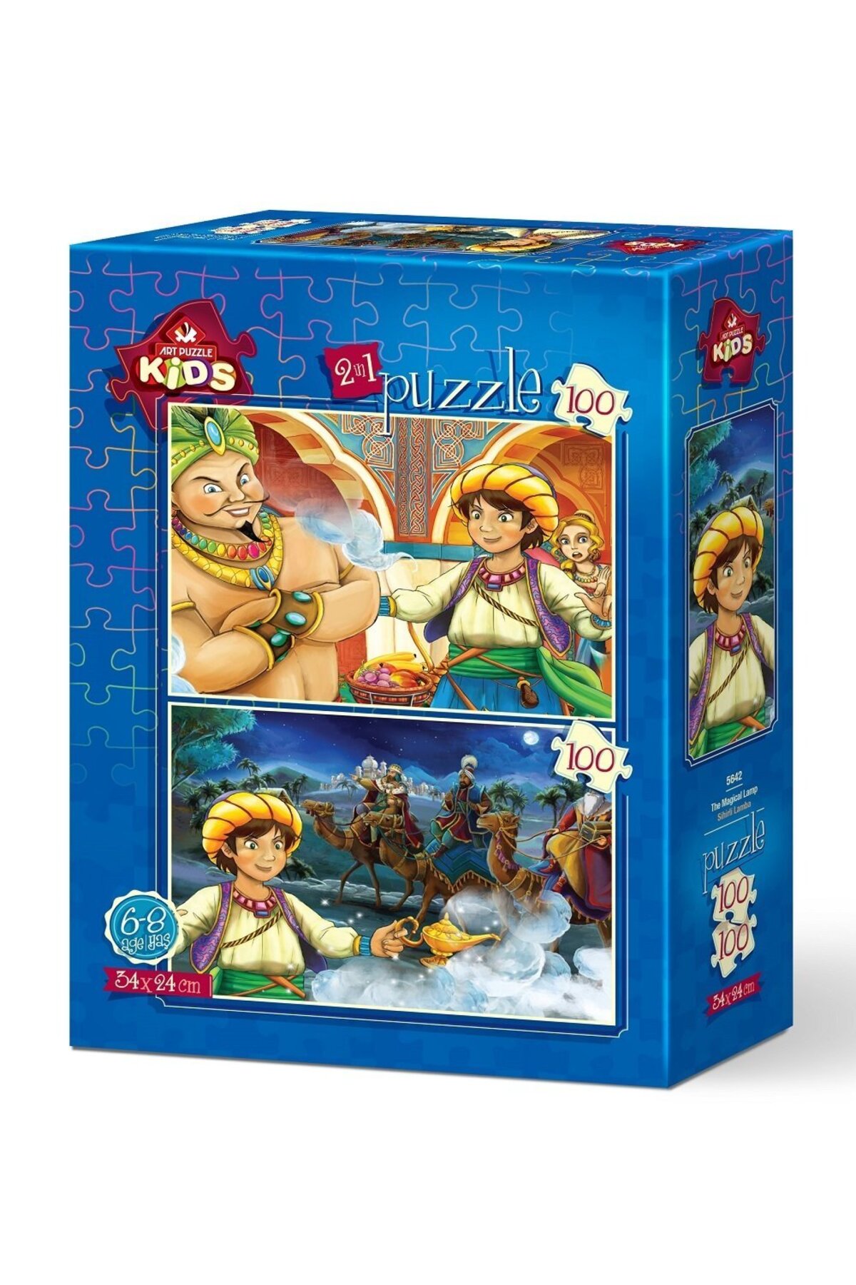 پازل ها و یاپبوزهای کودک دخترانه پسرانه بچگانه LAMP MAGIC PUZZLE PUZZL اورجینال ارت Art Puzzle