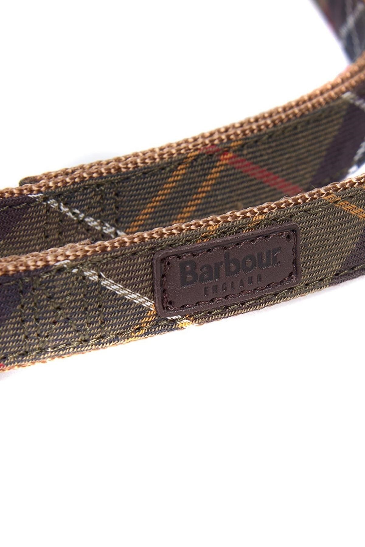 قلاده گردنی سگ باربور Barbour تارتان کلاسیک TN11، مدل DAC0006-C06 قهوه‌ای