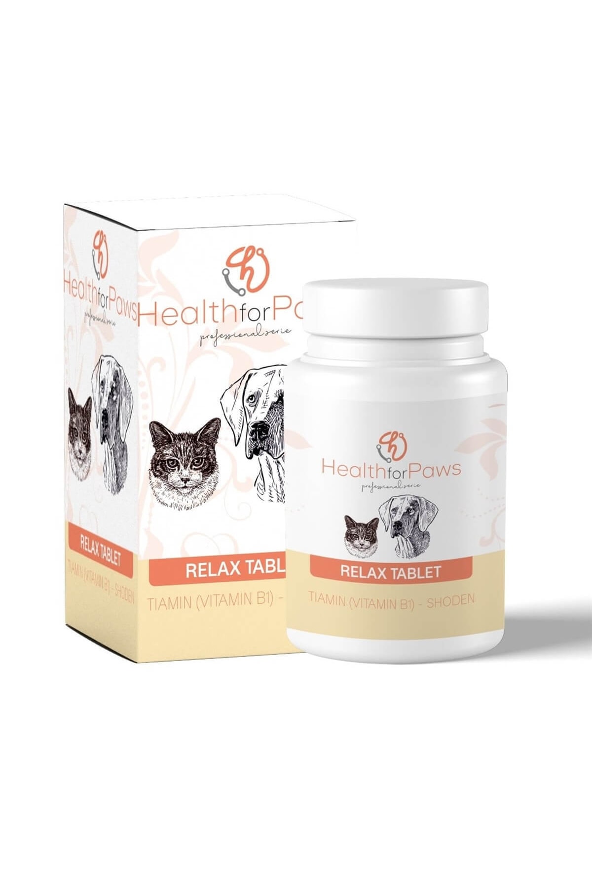 قرص گربه و سگ HFP Relax، ۷۵ عددی هلث فور پاوز Health for Paws