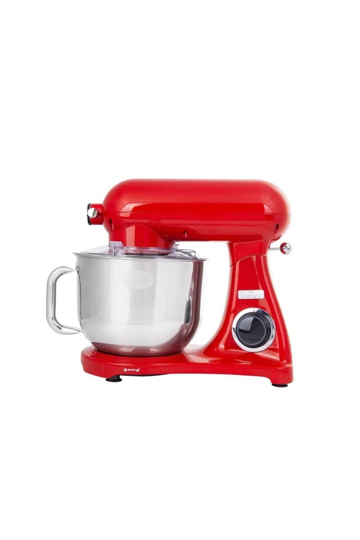میکسر و ست پاورکست سرآشپز استند چدنی نقره ای آشپز آشپزخانه 1800W 6.2 لیتری اورجینال Karaca