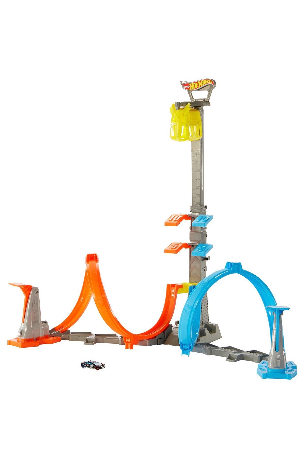 اسباب بازی های فیگور دیگر ست مسابقه هیجان انگیز پرواز عمودی GRW39 از ترکیه HOT WHEELS