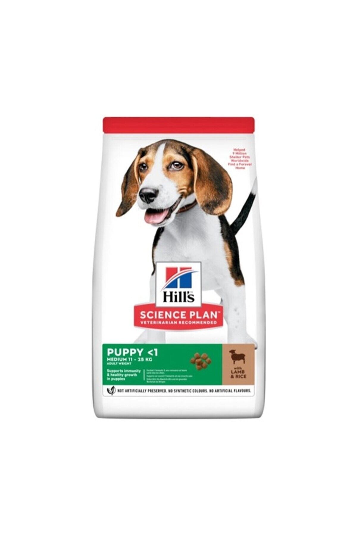 غذای خشک توله‌سگ نژاد متوسط با بره و برنج هیلز Hill's 2,5Kg
